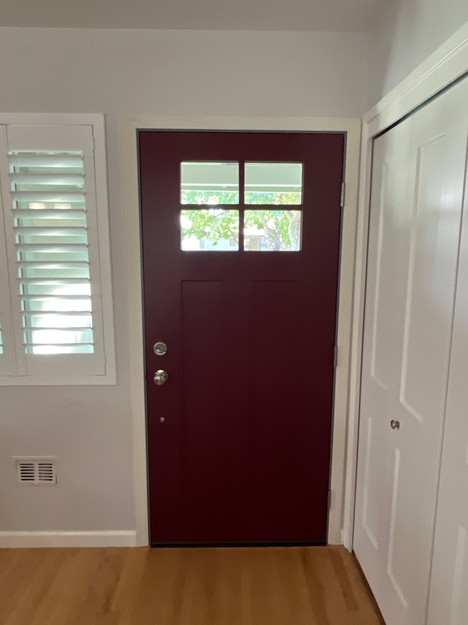 Monroe style interior doors  and Therma Tru exterior door by HomeStory Doors