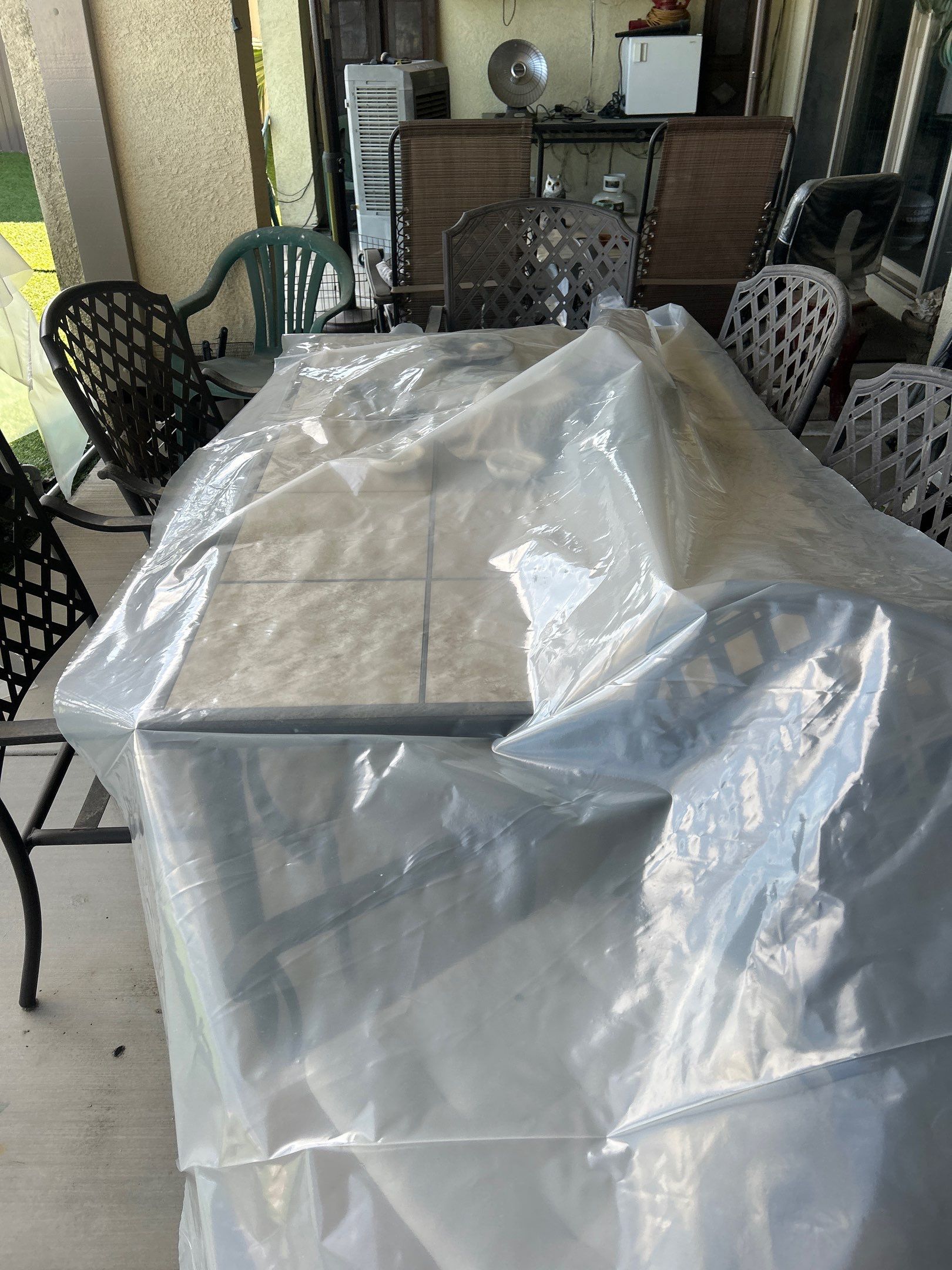 Sandblasting Paint Off Concrete & Sealing in Lake Elsinore, CA by La Power Washing Inc