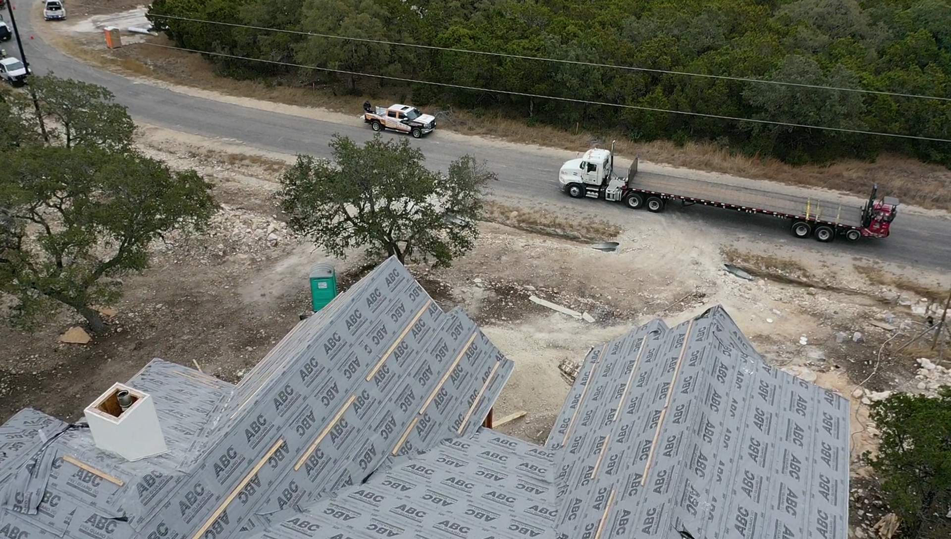 New Home Construction using Owens Corning 30 year Architectural Shingles by Premier Roofing and Contracting