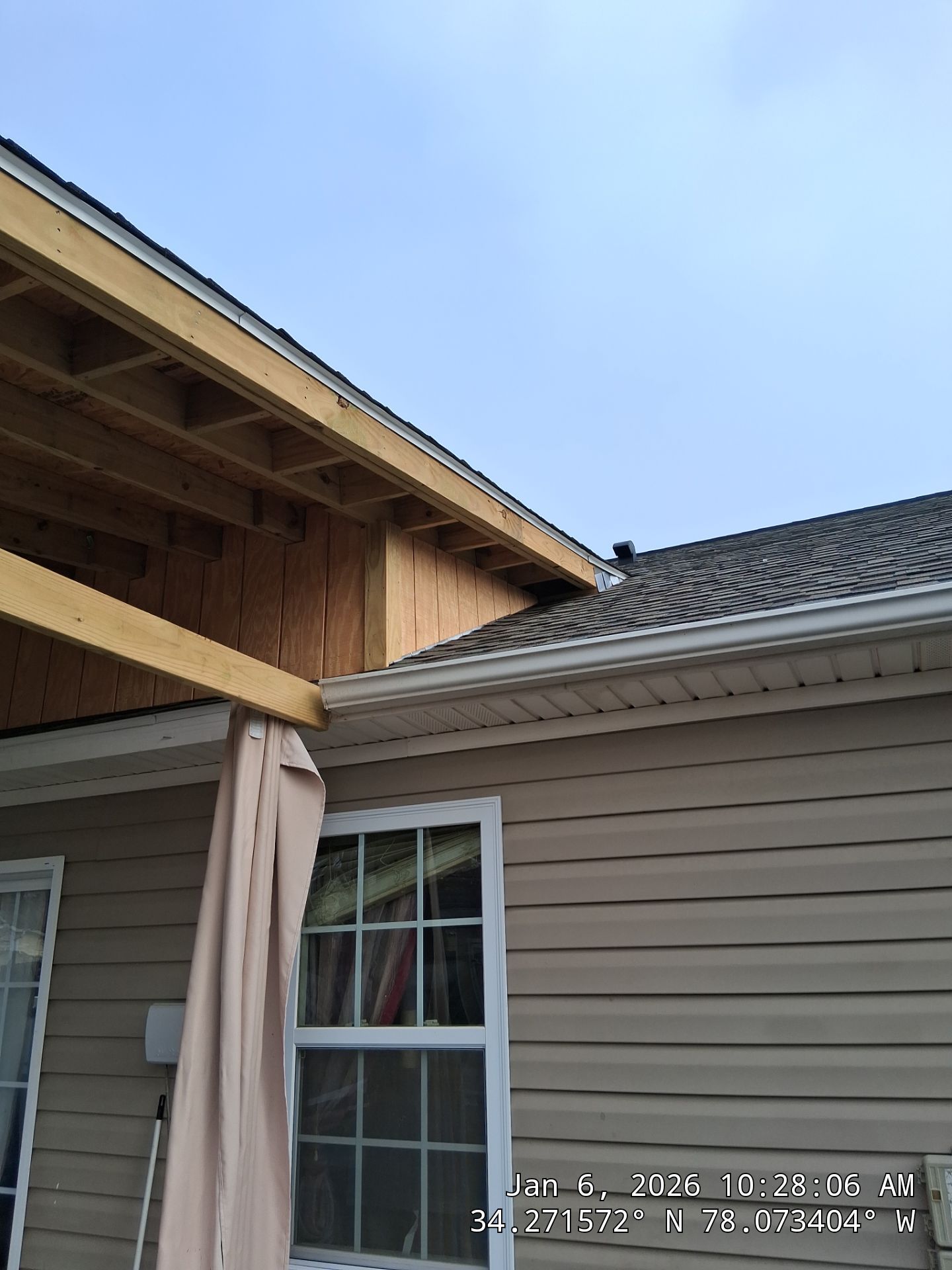 Covered Porch Build and Fortified Roof Replacement with Solar Panels by RGR Construction and Roofing, LLC