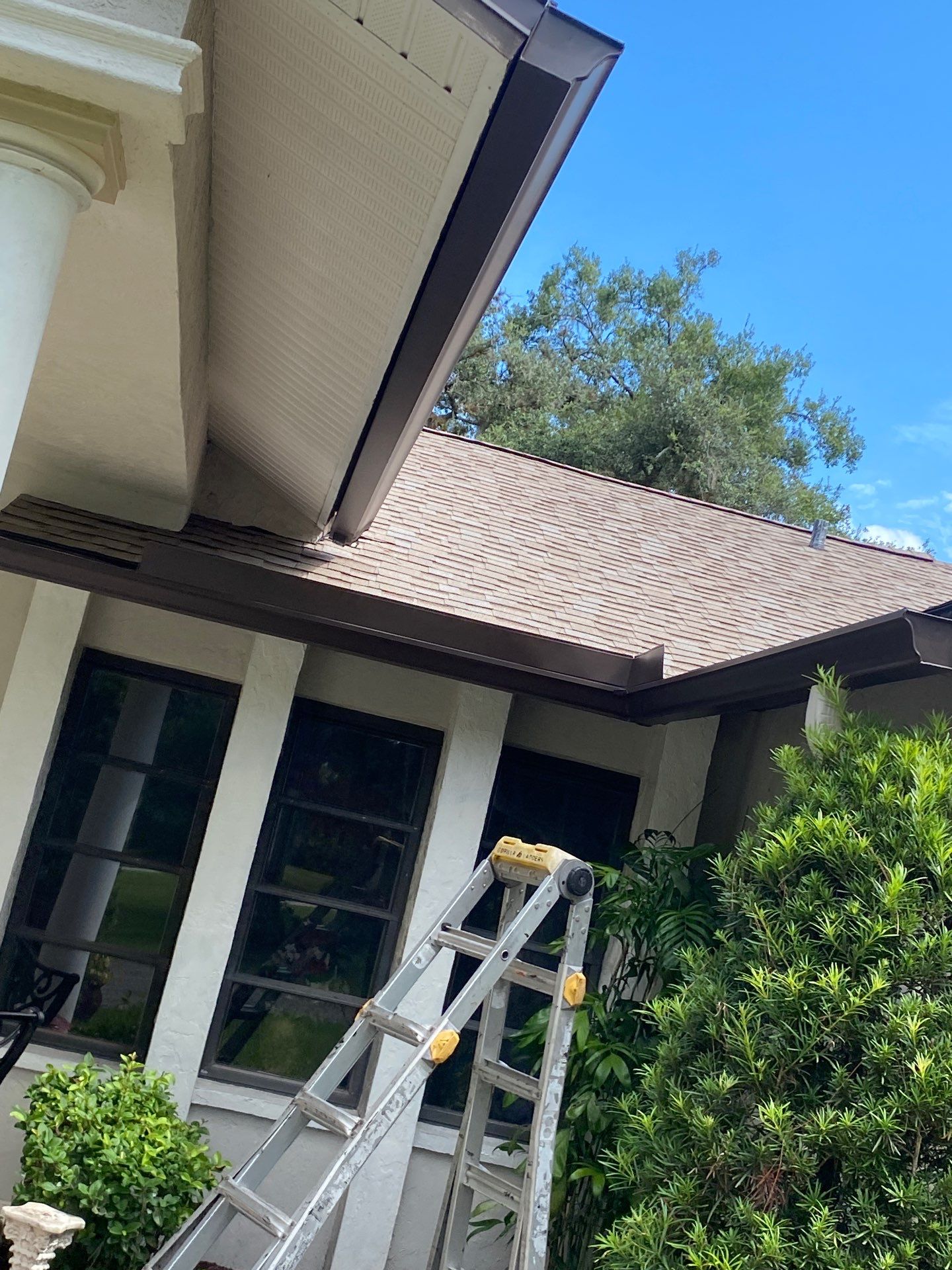 Black K-Style Gutters in Alva FL by Gutter Professors