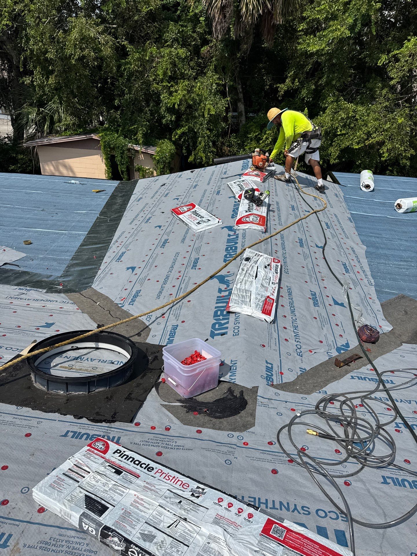 Residential Roof Replacement With Pinnacle Shingles in Daytona Beach by Pinnacle Roofing Group