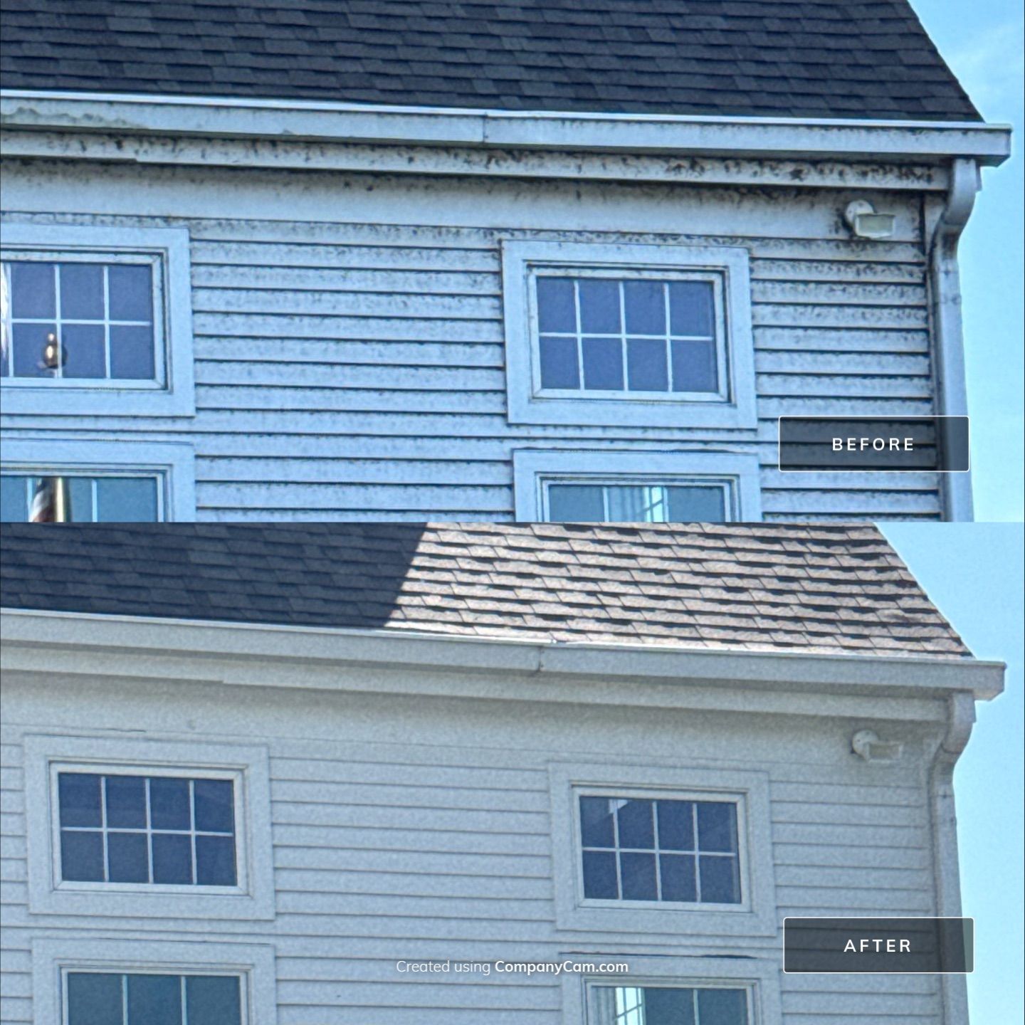 Chain of Lakes Community Bible Church Exterior Wash by Simmons Power & Soft Washing