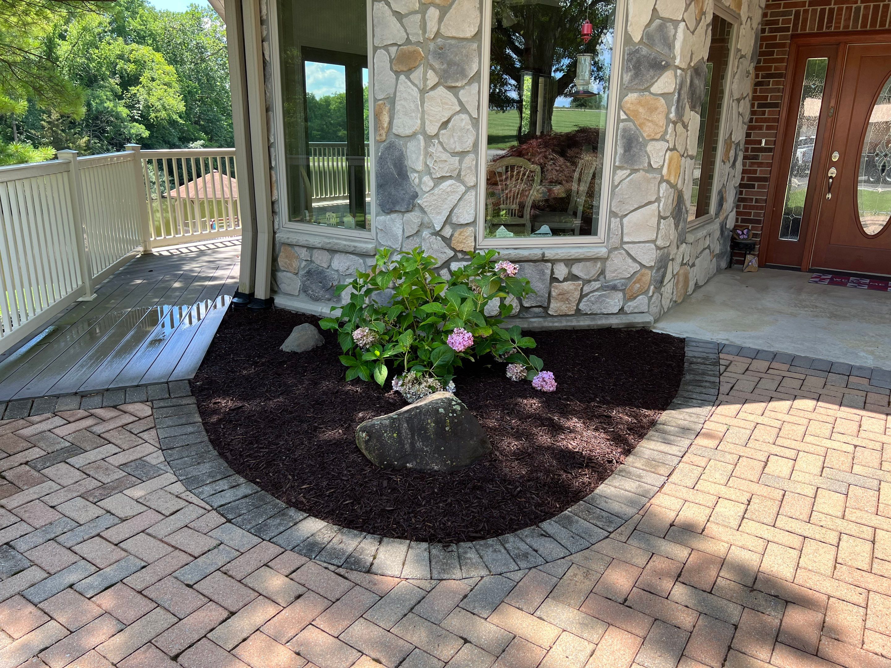 Tear Out, Plant Install & Mulch by Reisenberg’s Lawn & Landscape, LLC