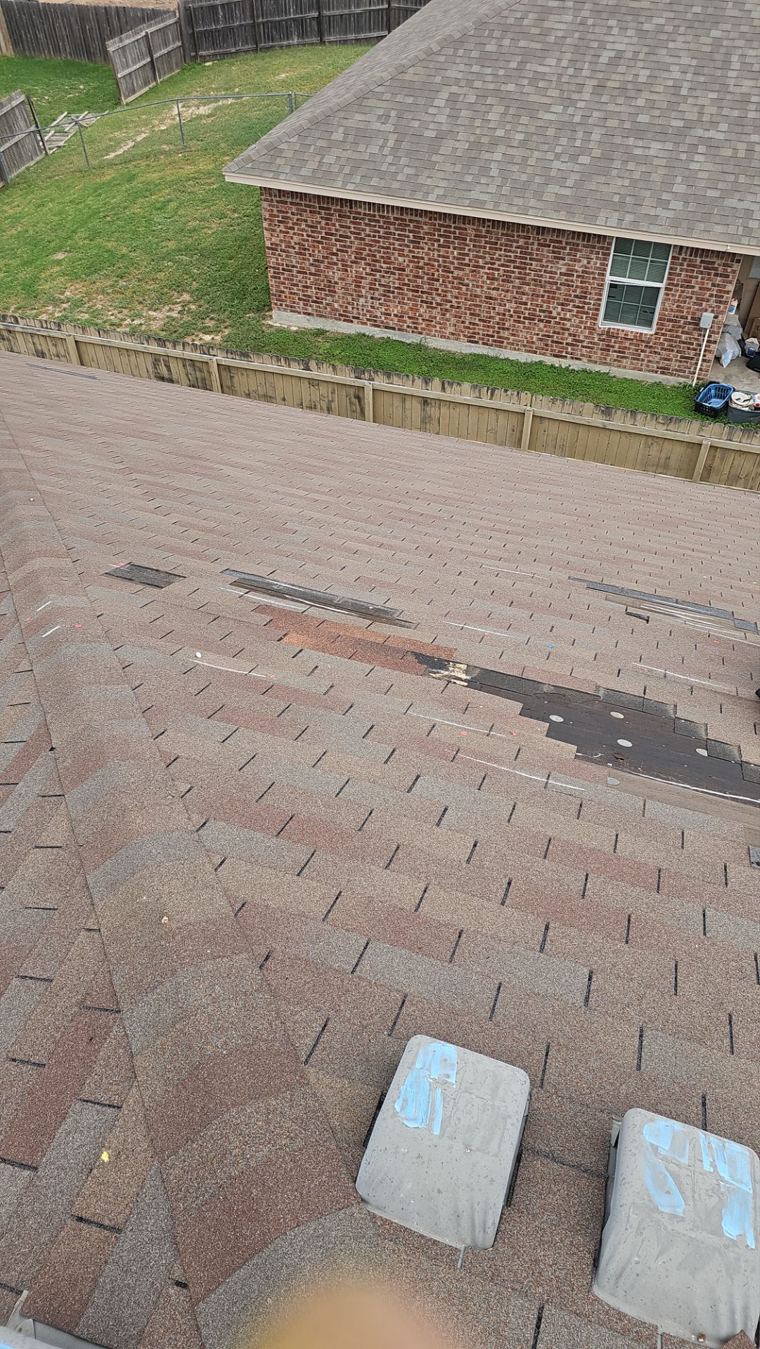 Residential Roof Replacement using GAF - Natural Shadow - Weathered Wood by Action Exteriors Austin