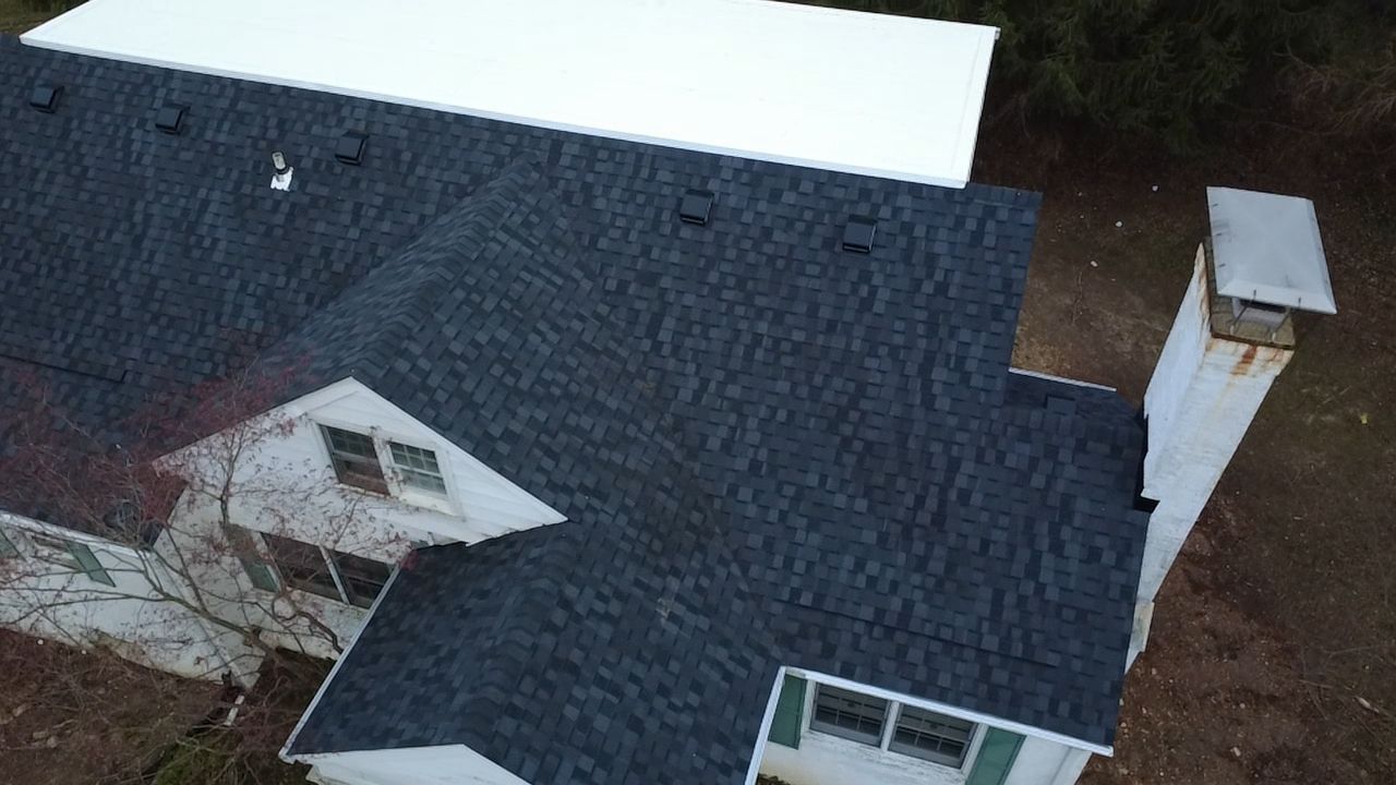 A gorgeous new roof to start on rebuilding the life in this home.  by Level Up Roofing and Restoration Services LLC