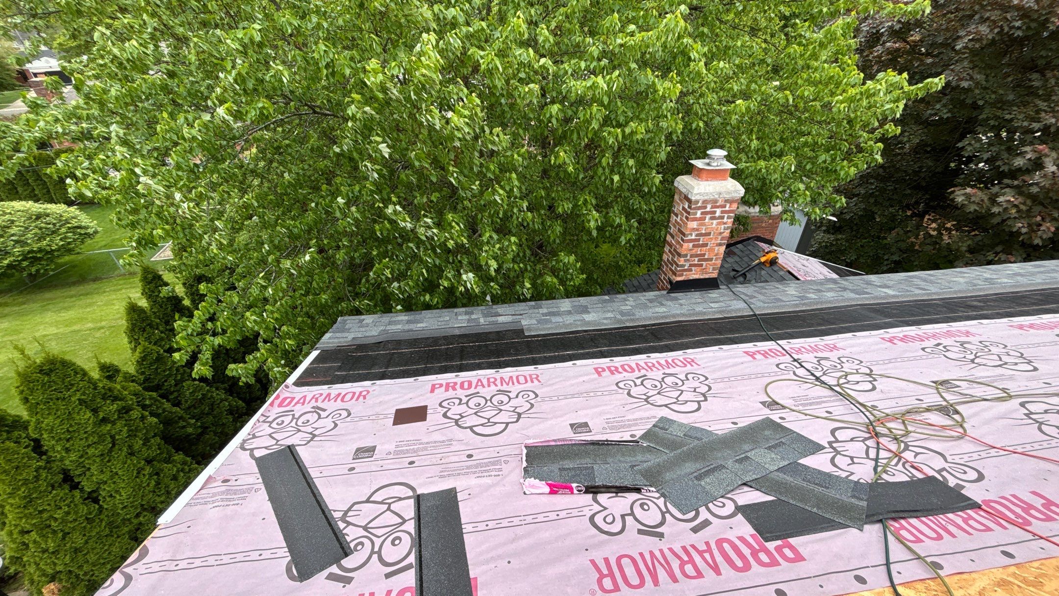 Roof Replacement using Owens Corning Estate Gray by 180 Contractors