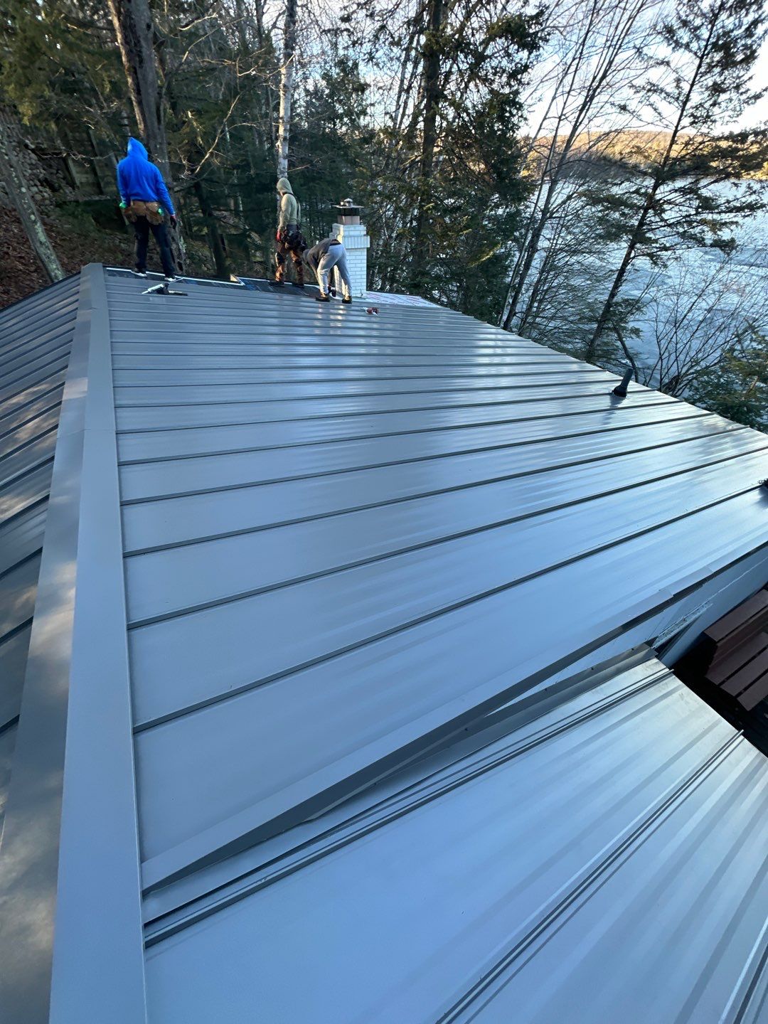 Standing Seam Roof  using Standing Seam Metal 26 Guage by Stendahl Services