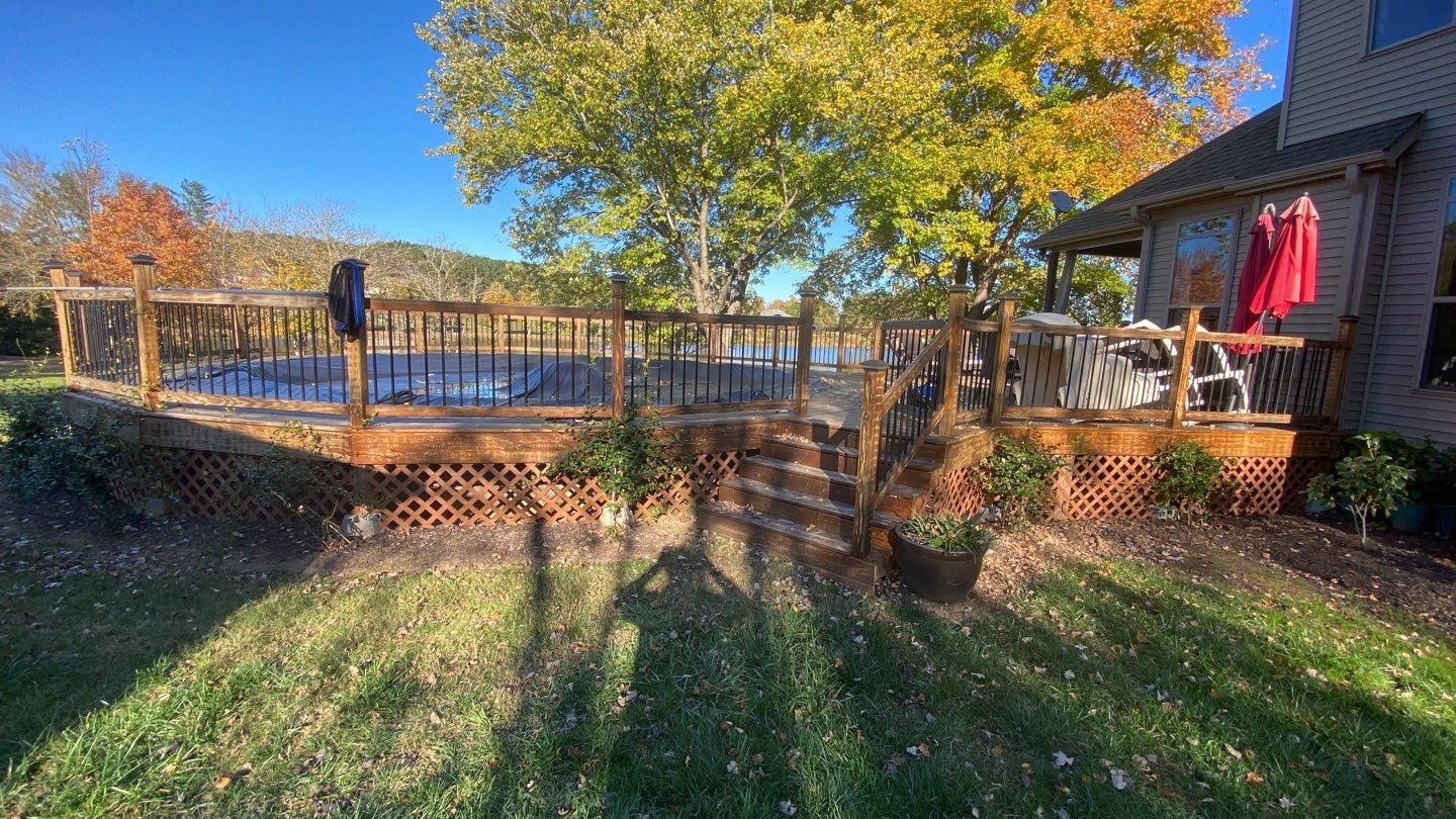 Weathered Deck using Wood Sealant by DuraSeal