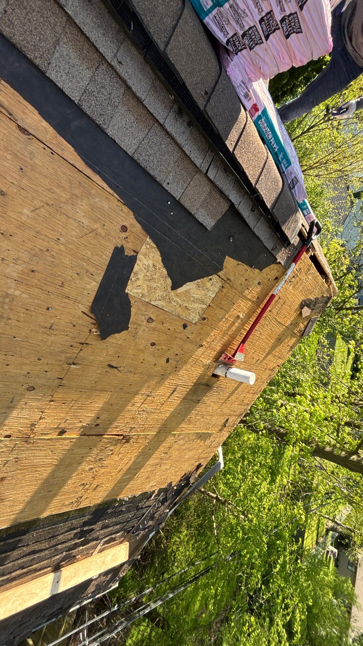 Roof Replacement using Owens Corning Sand Dune by 180 Contractors