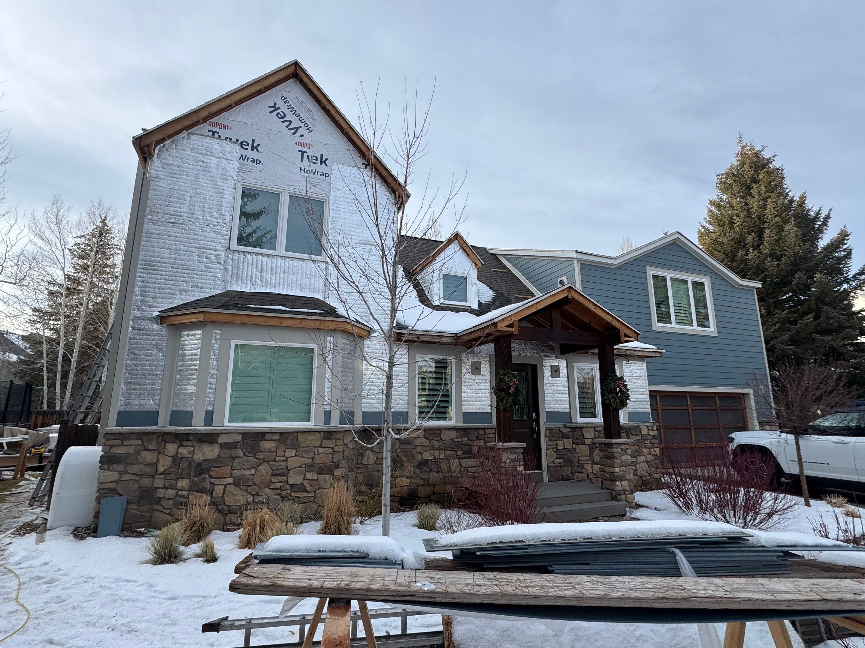 Park City | Vinyl to Hardie Conversion | Mountain Sage & Cobblestone by Ideal Siding Utah