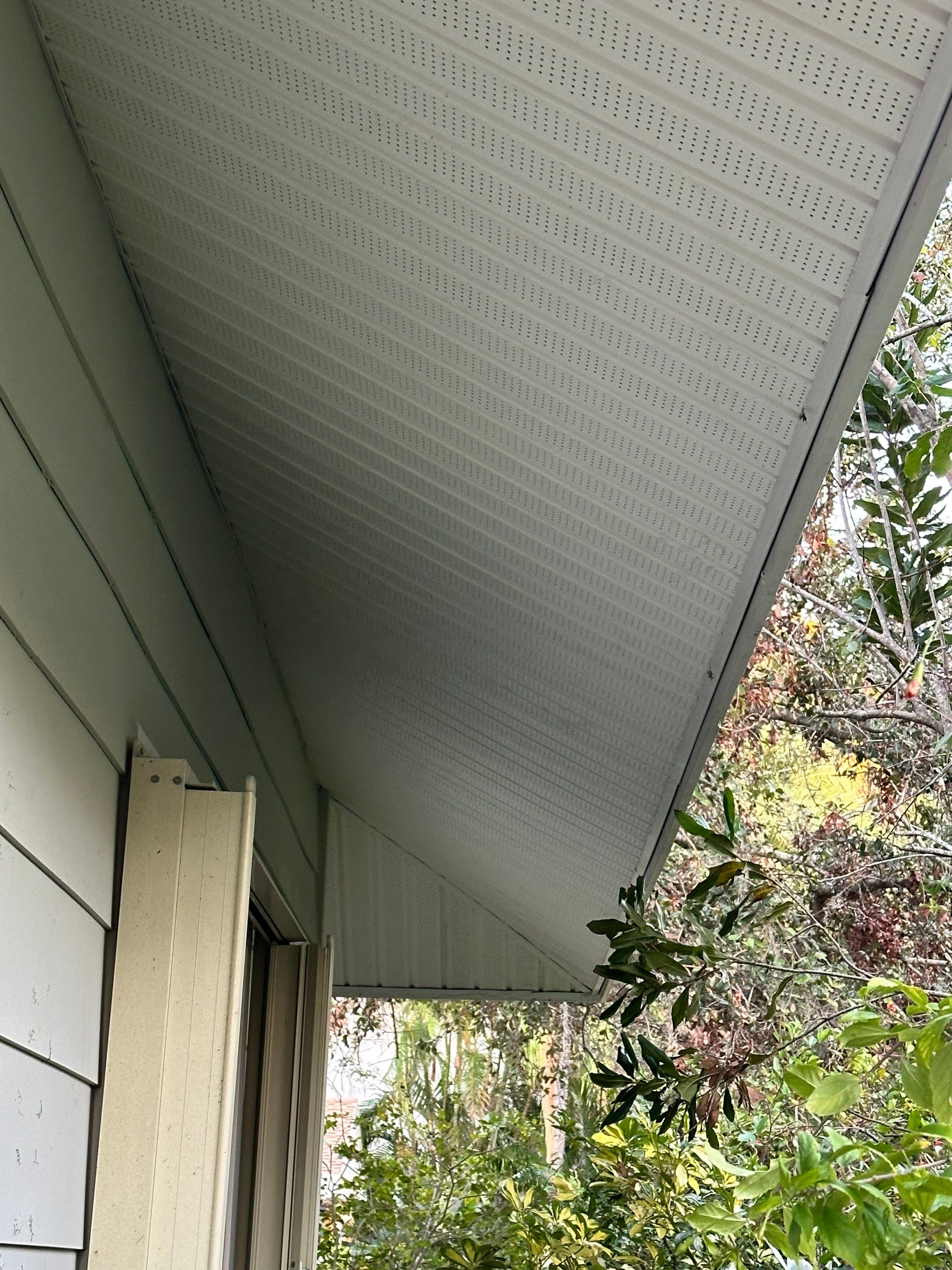Replace All Soffit in the House in Sarasota FL by Gutter Professors