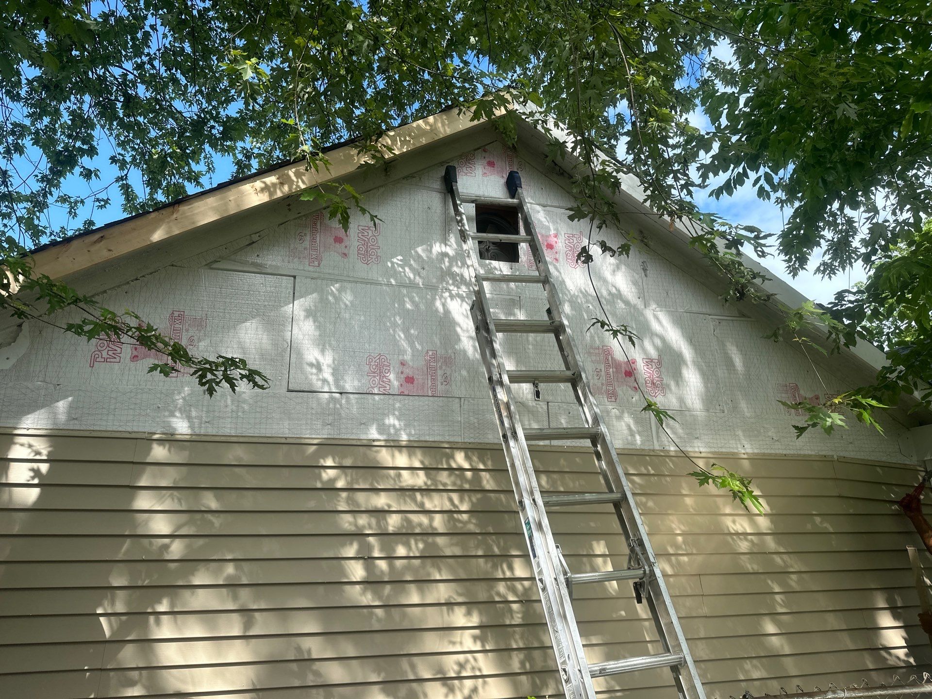 Siding Installation using CertainTeed Mainstreet Vinyl Siding - Savannah Wicker by A Plus Exterior