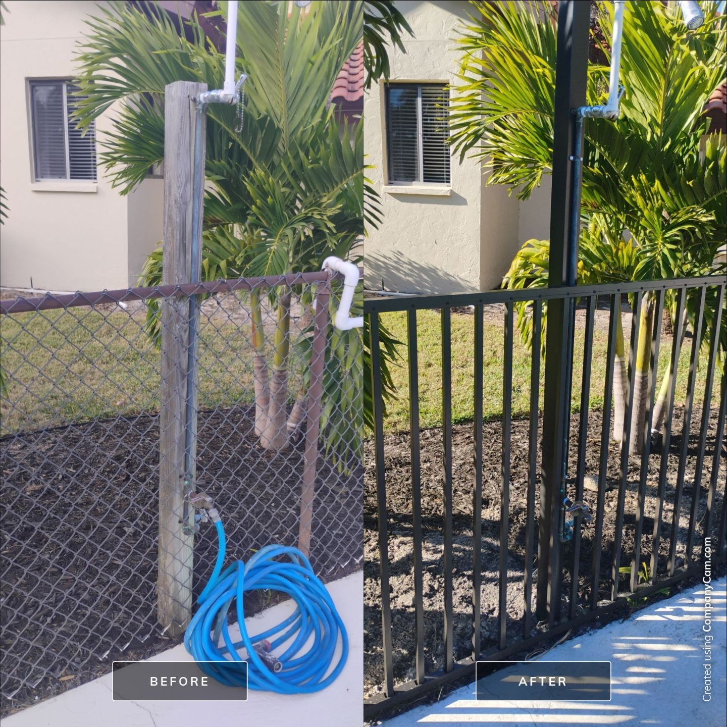 Bronze Commercial Aluminum Pool Fence for Sorrento Place Condos by True Fence LLC