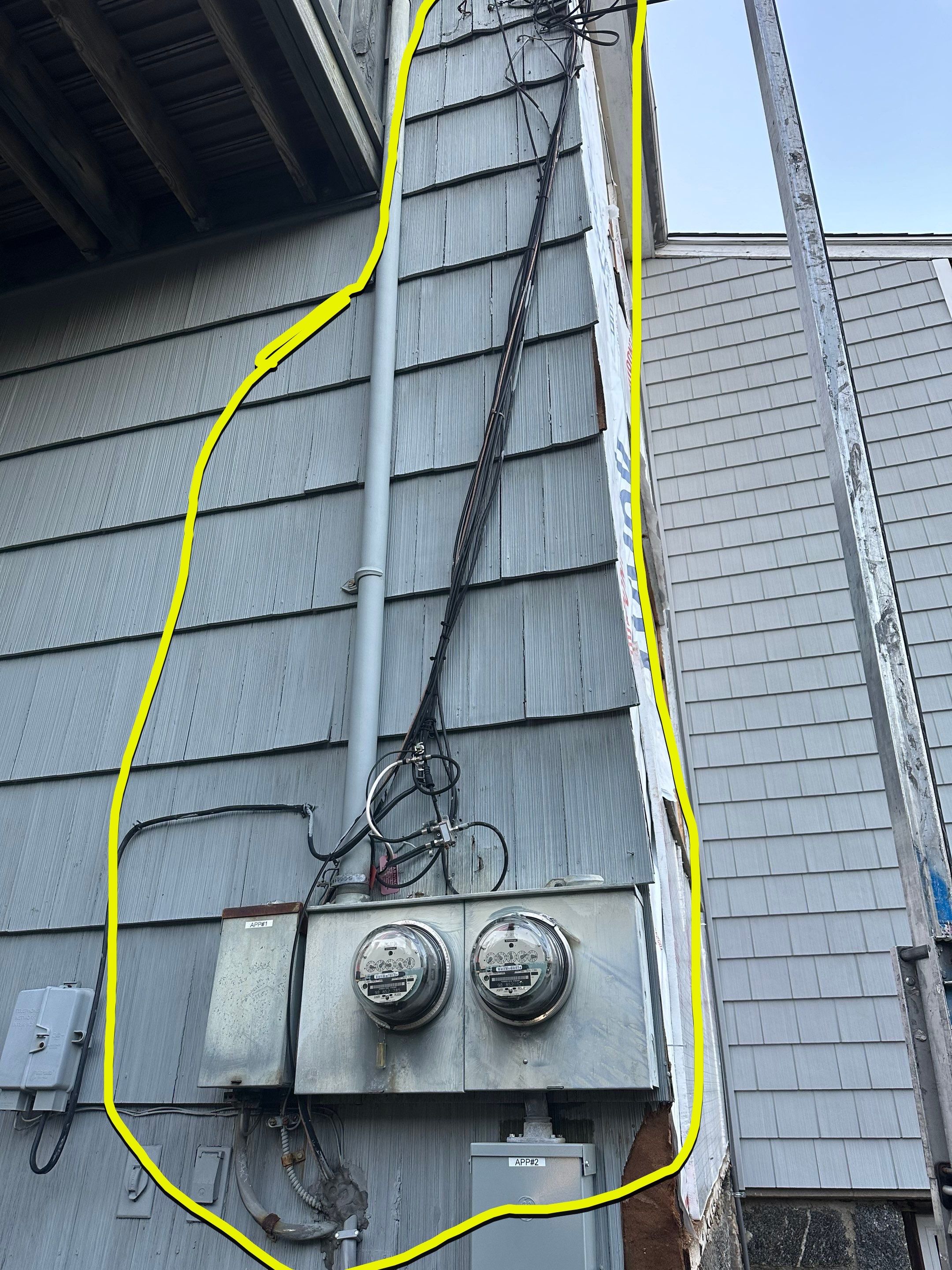 Siding Installation using Certainteed Cedar Impressions Straight Edge Perfection Shingles - D7 - Sterling Gray by A Plus Exterior