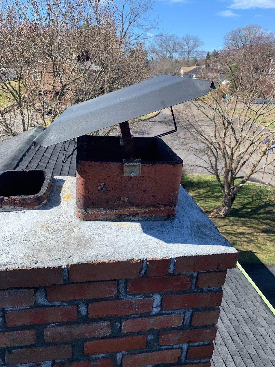 Residential Roofing Repair using Chimney Flashing by A Plus Exterior