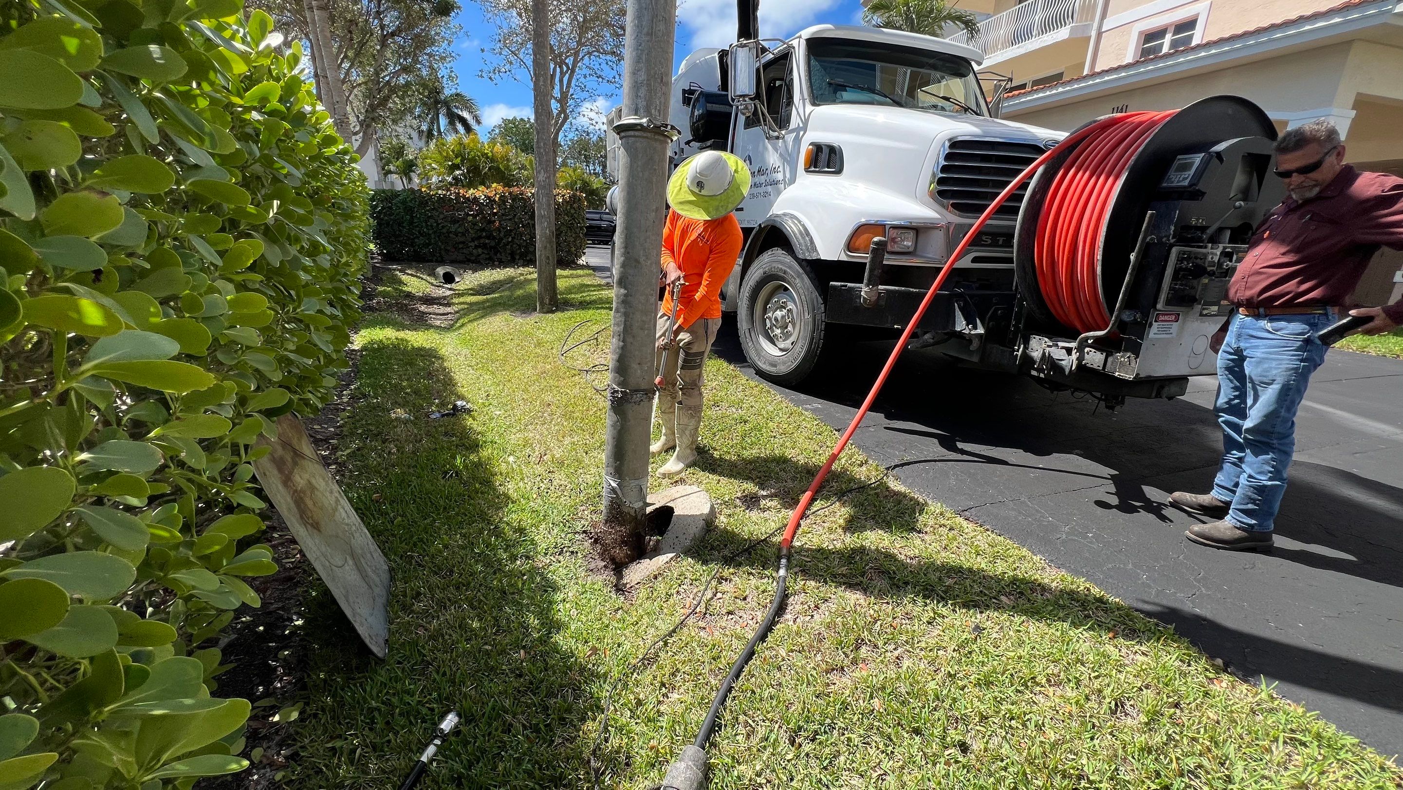 Condo Complex Stormwater System Maintenance by Don Mar, Inc. Storm Water Solutions