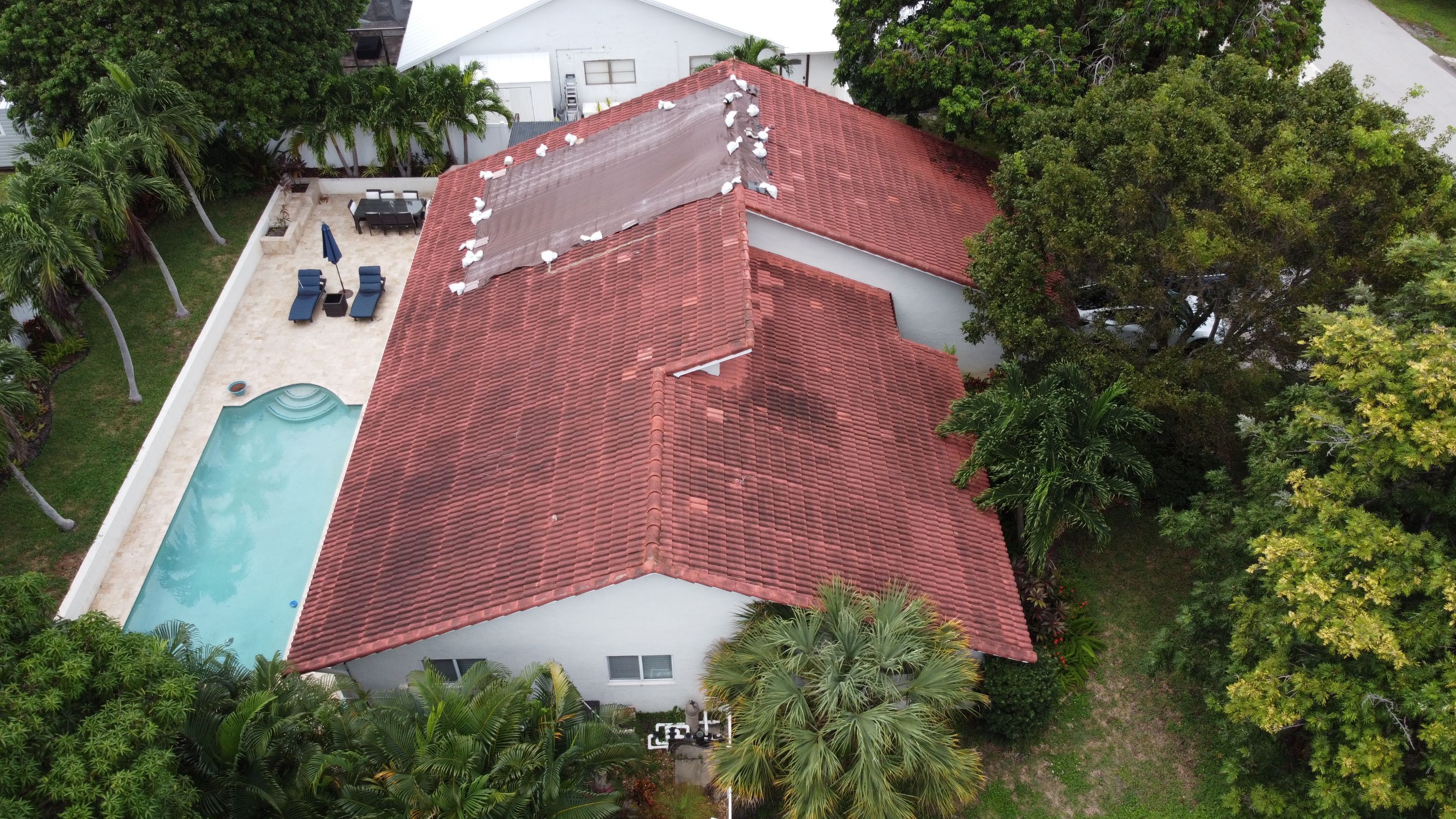 Residential Roofing Installation using 1" Nail strip metal roof by BLUES BROTHERS ROOFING