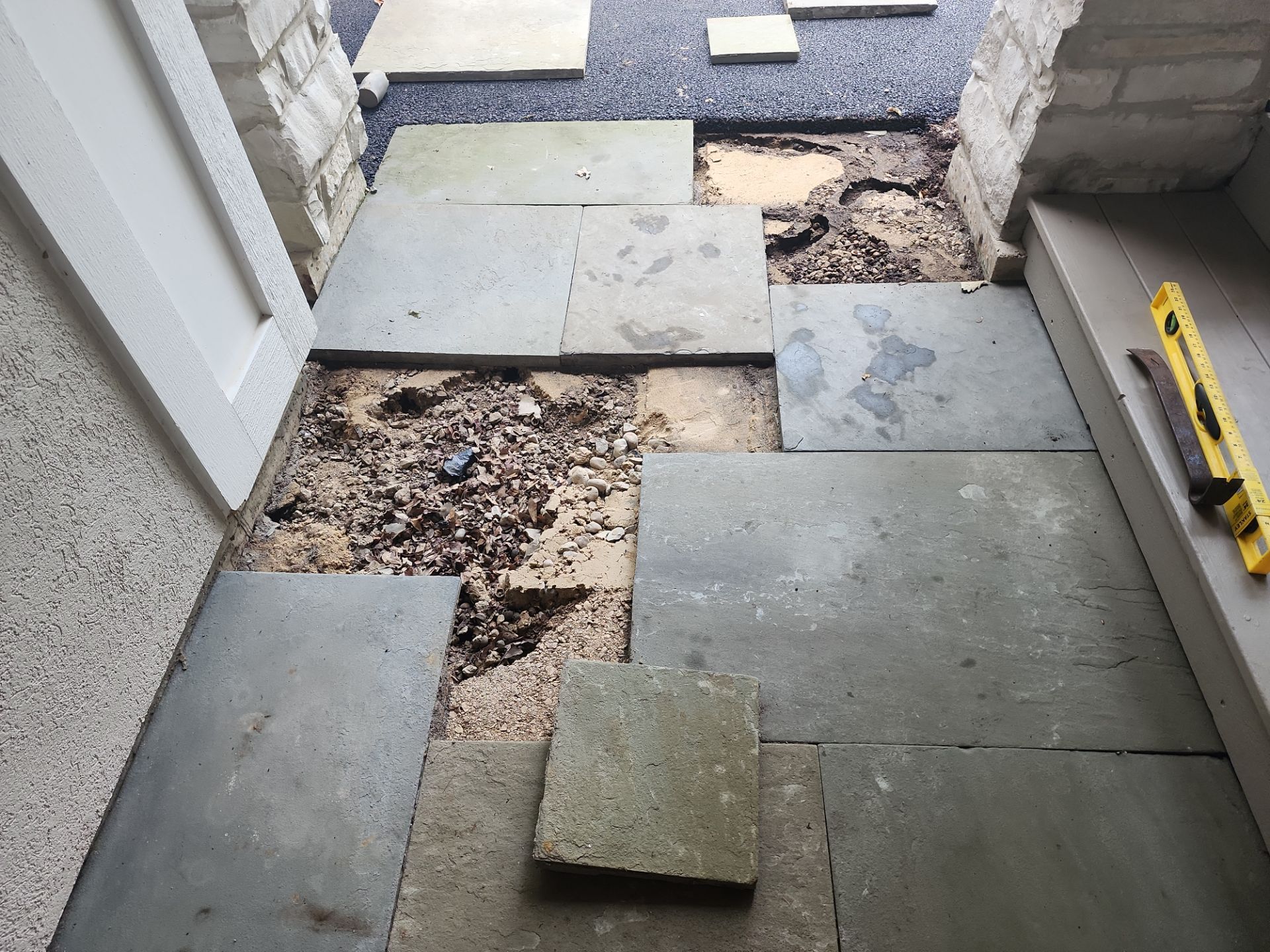 Glenview stone repair, and cleaning by Northern Power Washing LLC.