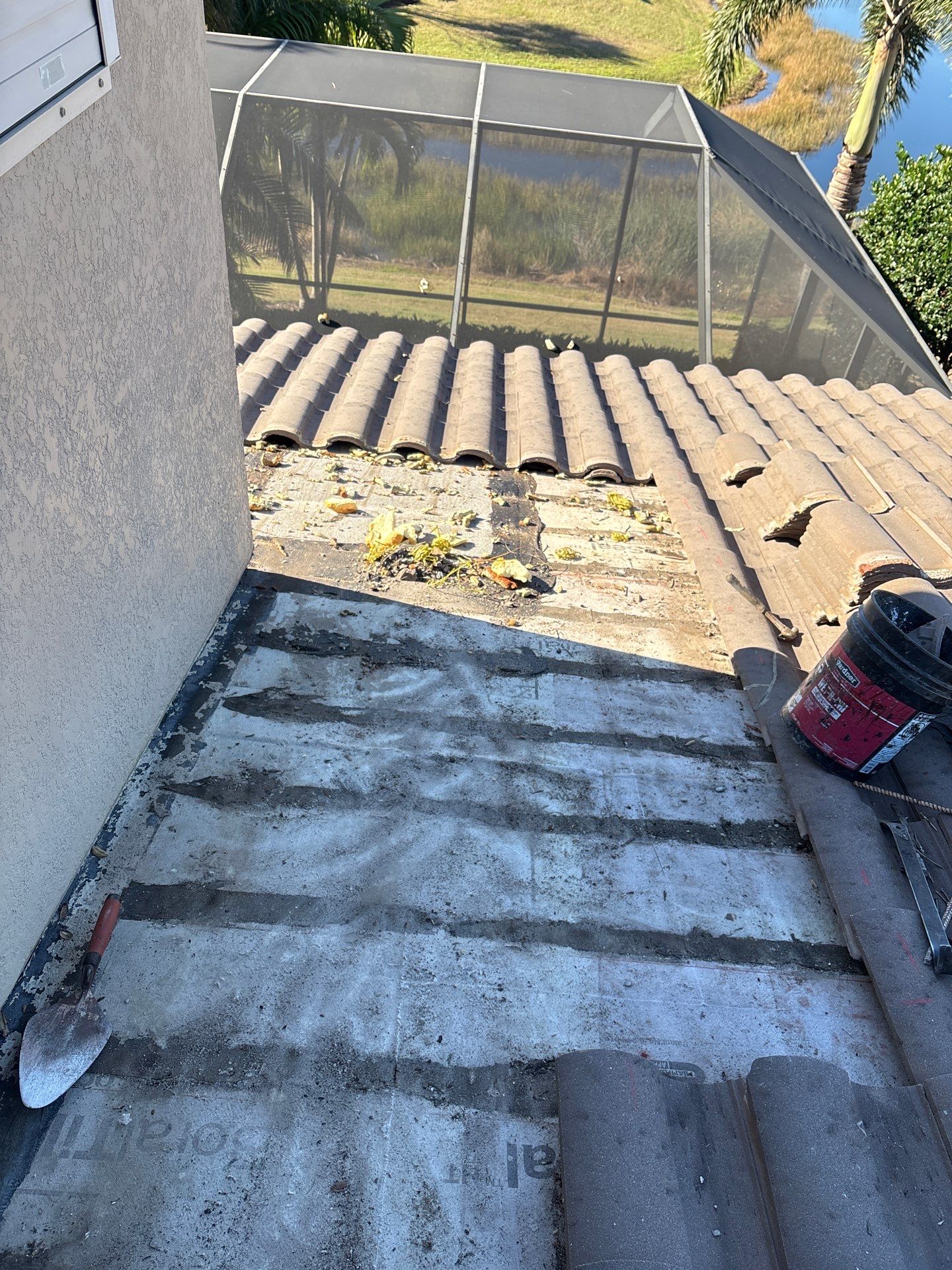 Residential Tile Roofing Repair at the Esplanade Golf & Country Club at Lakewood Ranch by Gopher Roofing