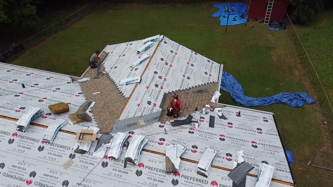 Residential Roofing Installation using asphalt shingle roofing by Galian Roofing LLC