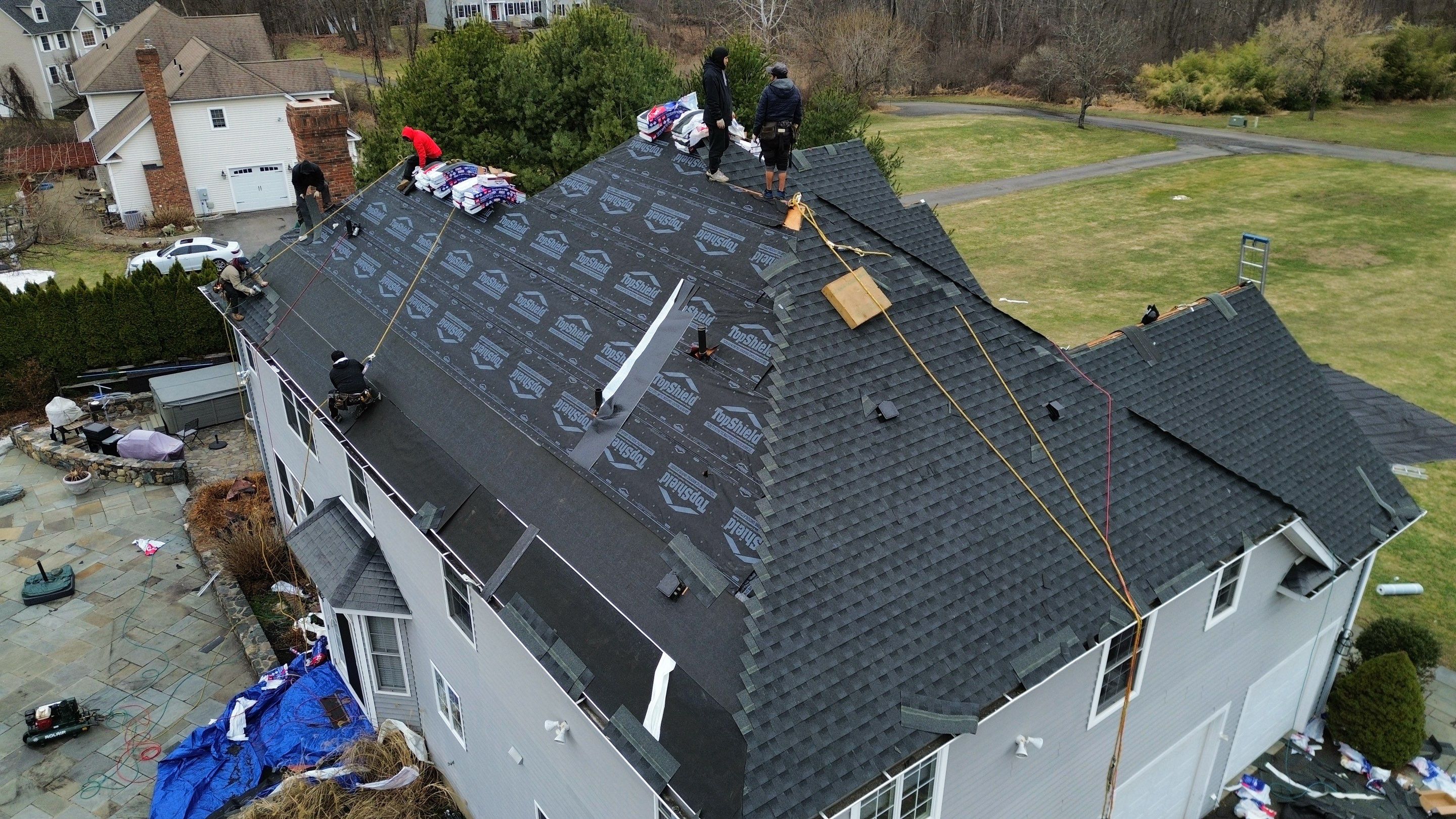 Federowicz Roof Completion by Royal Restoration CT 