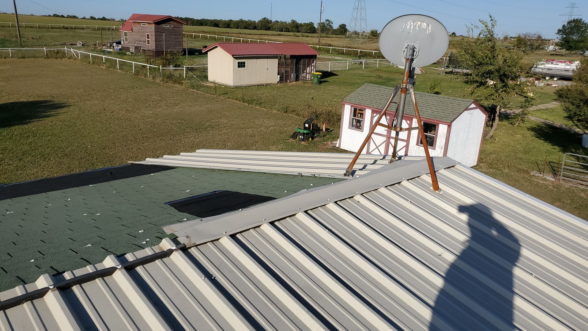 Residential Roofing Repair using PBR Metal Roof by Harvey Roofing & Construction