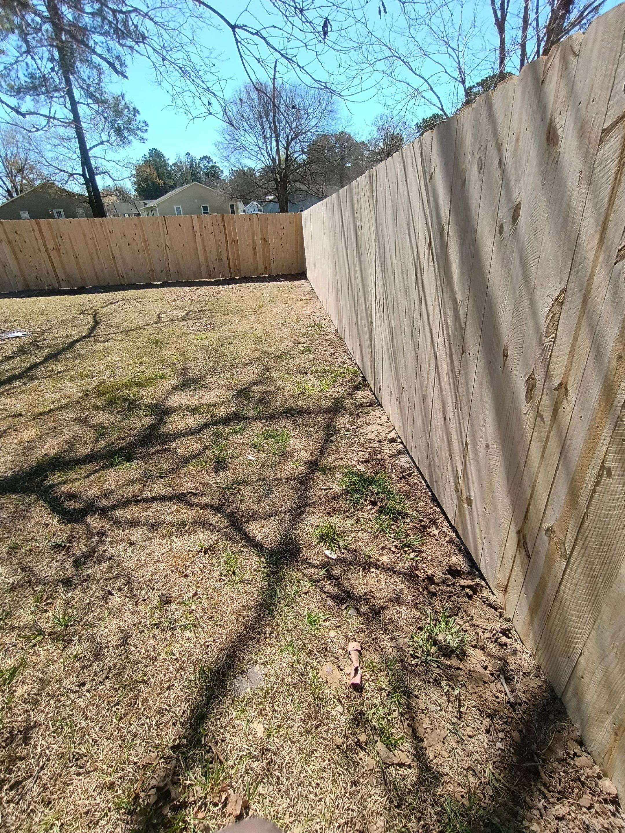 Wood Privacy Fence Installation in Hubert, NC by Superior Fence and Rail