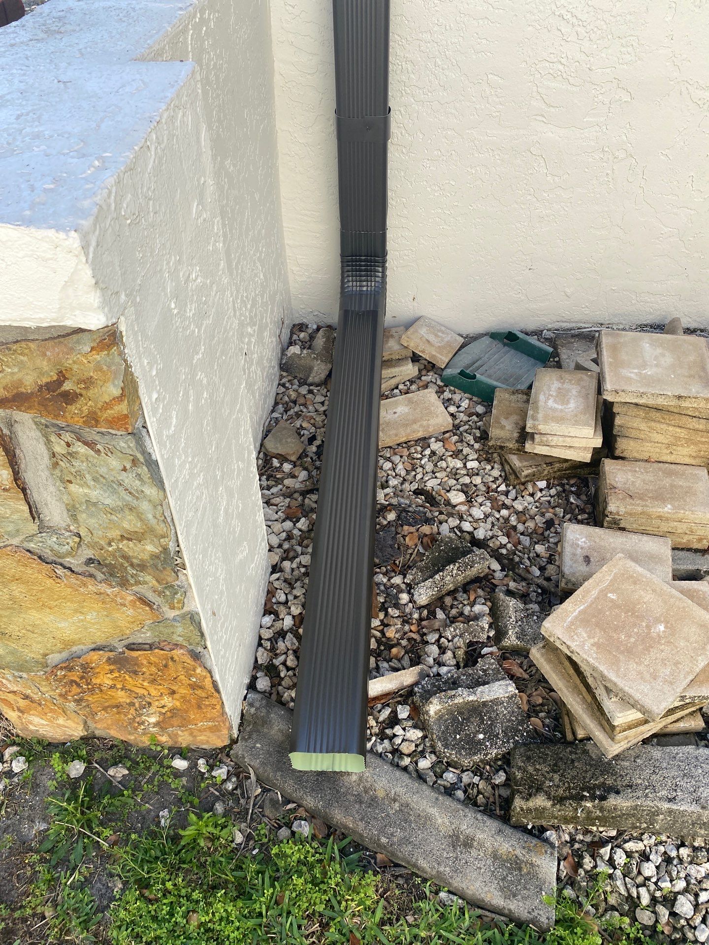 Black Seamless Gutters for Modern Homes in Punta Gorda by Gutter Professors