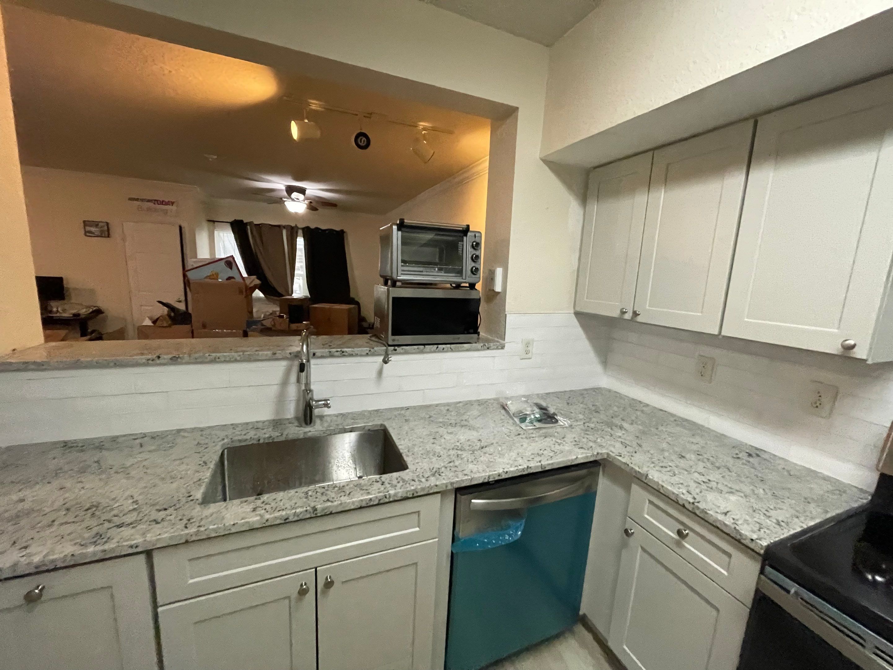 Home Remodel using LVP Flooring and Cabinets by HandyMangum