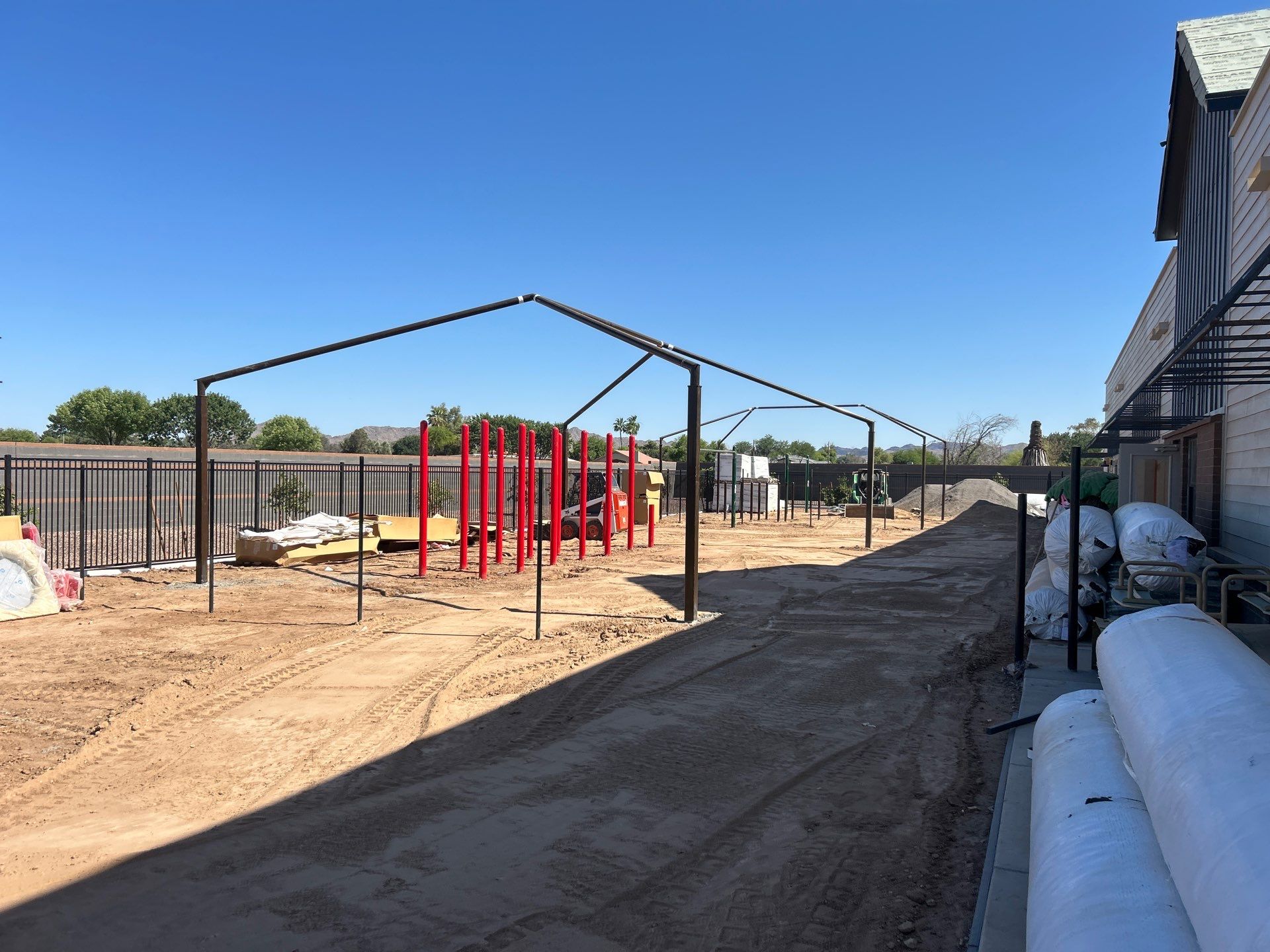 Synthetic Turf and Playground Equipment Queen Creek Preschool by Southwest Greens Midwest