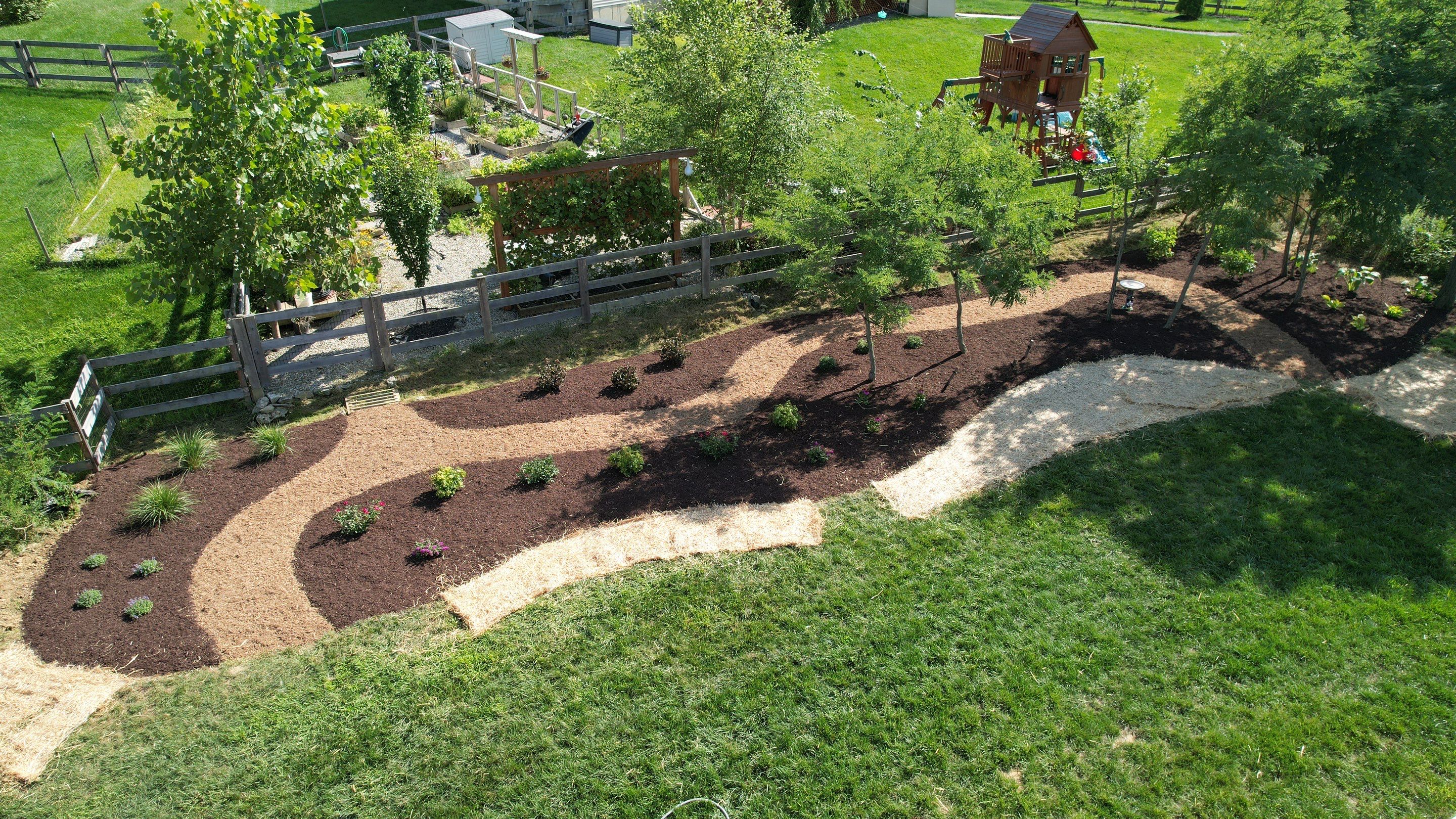 Turning a Back Field into a Landscape of Enjoyment by Reisenberg’s Lawn & Landscape, LLC