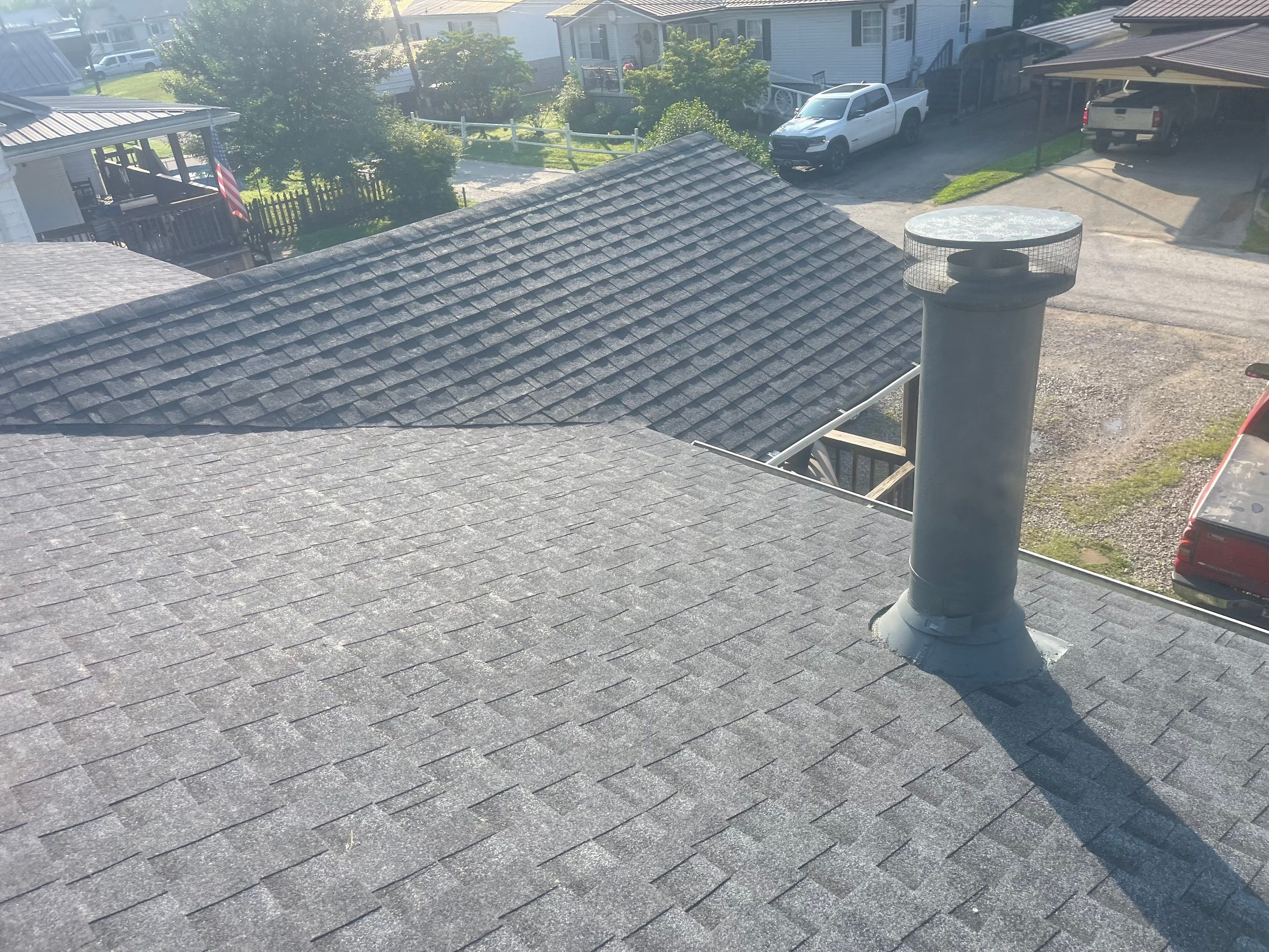 Residential Roofing Installation using GAF Timberline HDZ Pewter Gray by Rainstoppers Roofing