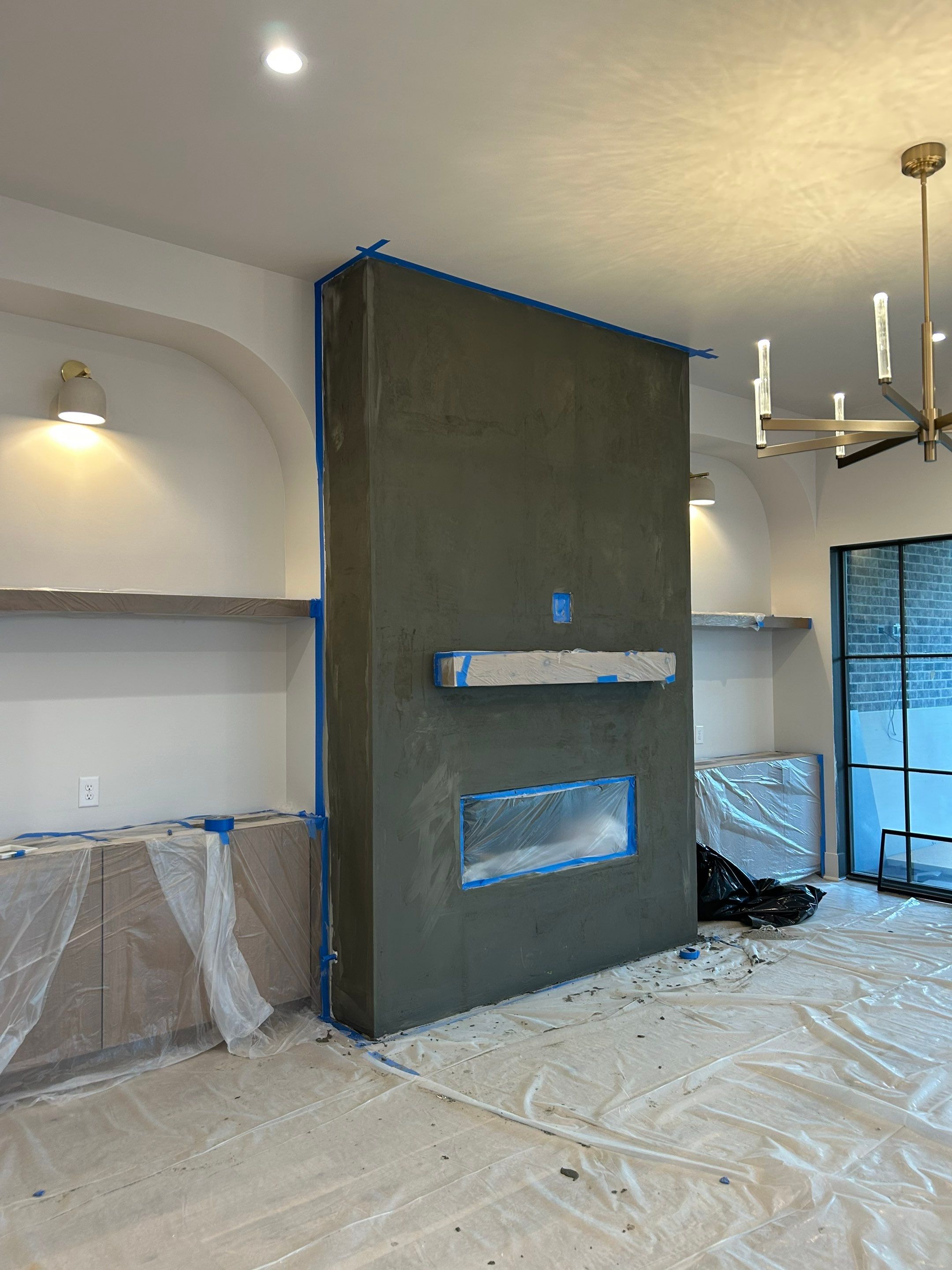 Interior Chimney Project by U.S. Exterior Solutions
