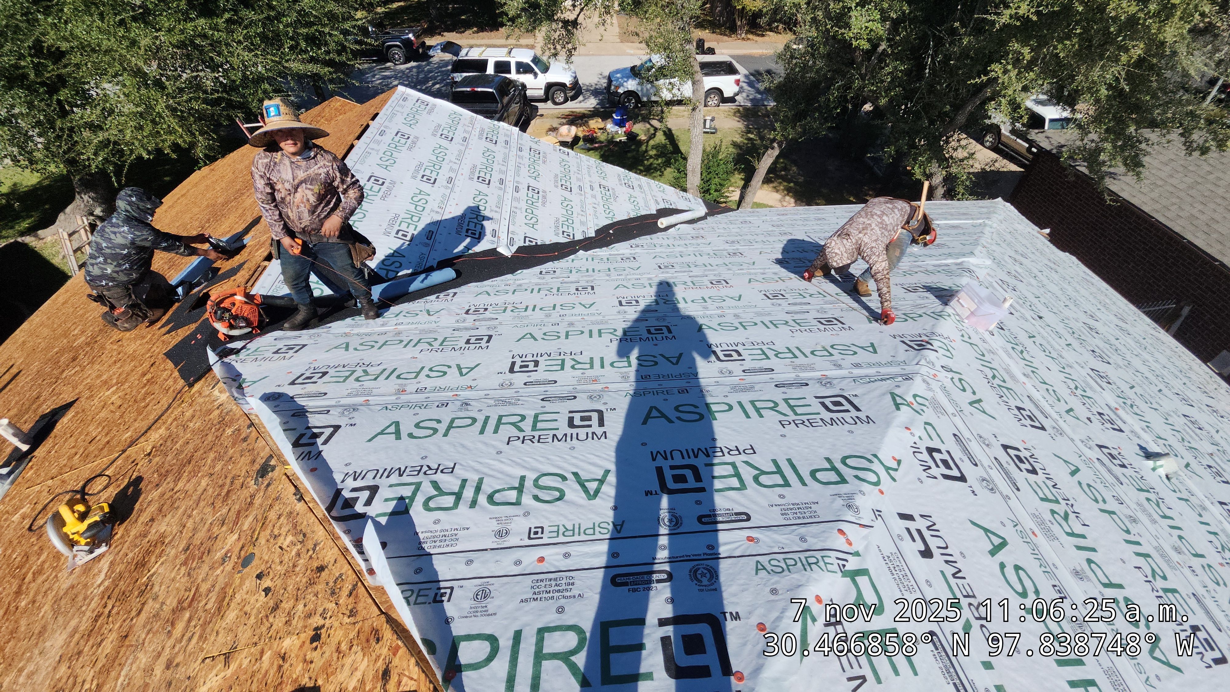 Asphalt Shingle Roof Replacement and Hail Damage Repair in Cedar Park by Caliber Restoration LLC