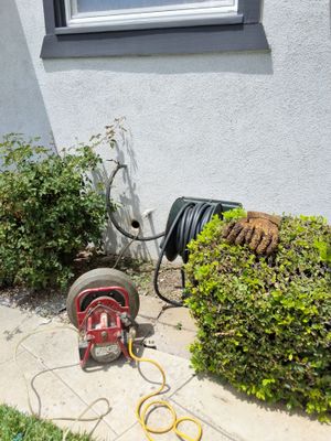 Drain Cleaning through Cleanout