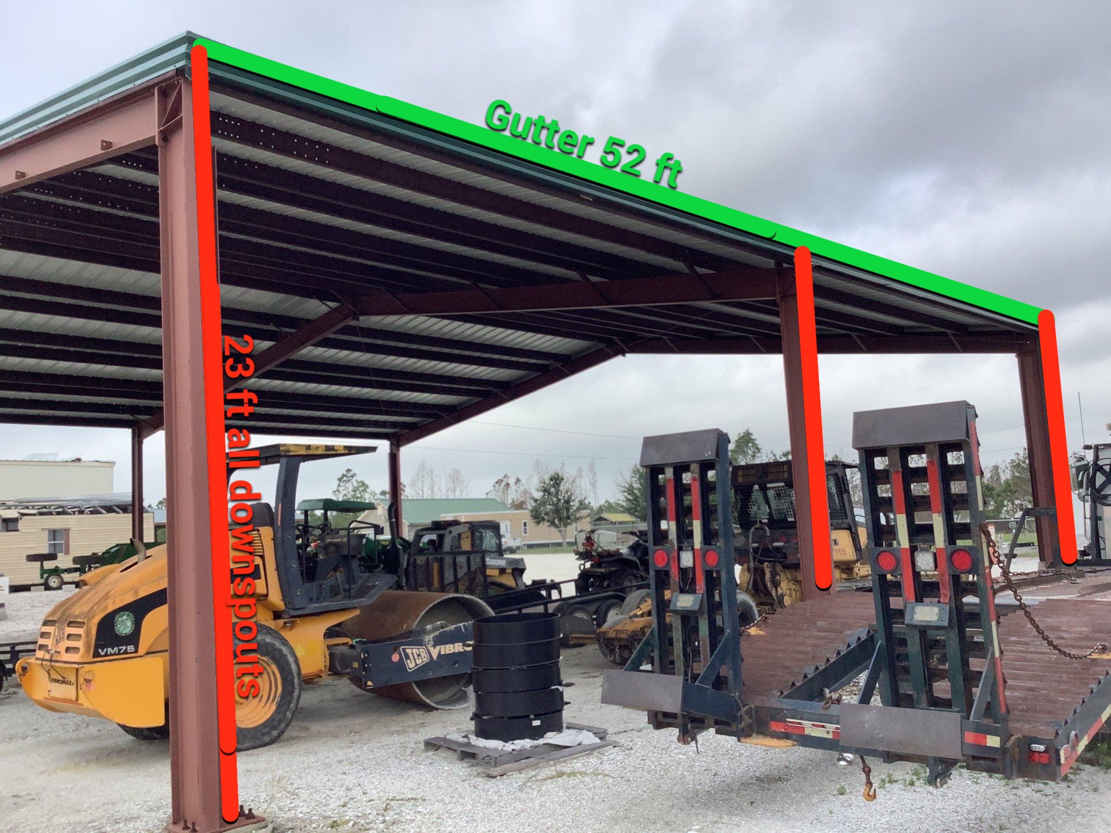 Commercial Soffit and Fascia Installation in North Port FL by Gutter Professors