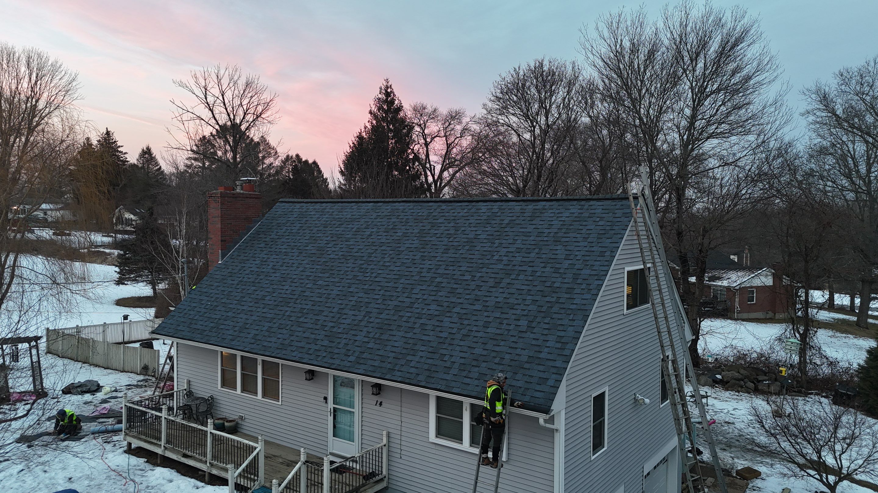 Owens Corning Duration: Harbor Blue in Norwich by Golden Shield Roofing
