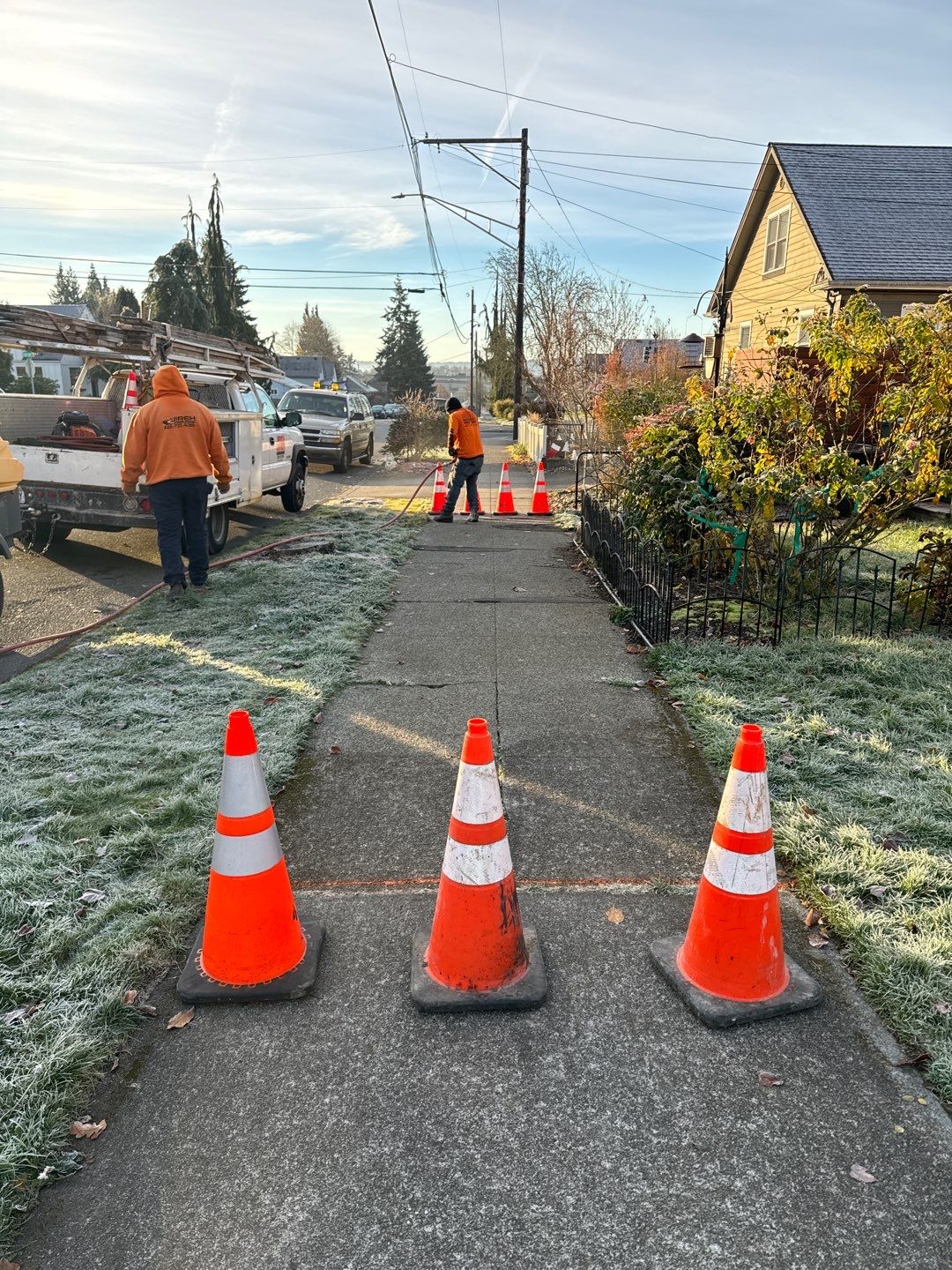 Opal Blue | Concrete Sidewalk by Jireh Asphalt & Concrete Inc 