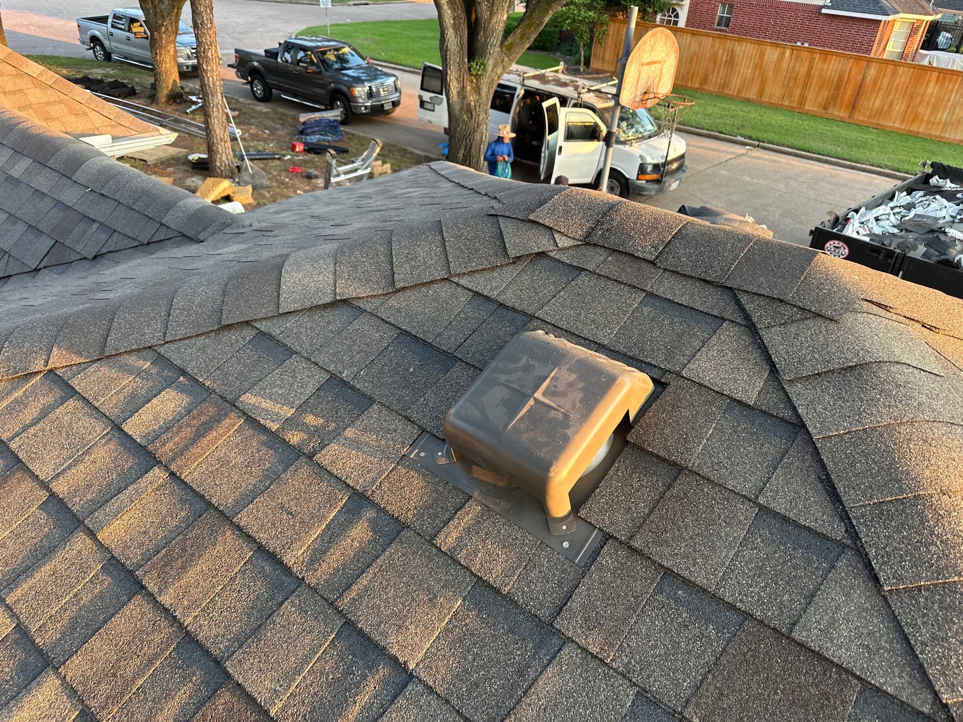 Project in Houston by Motion Roofing