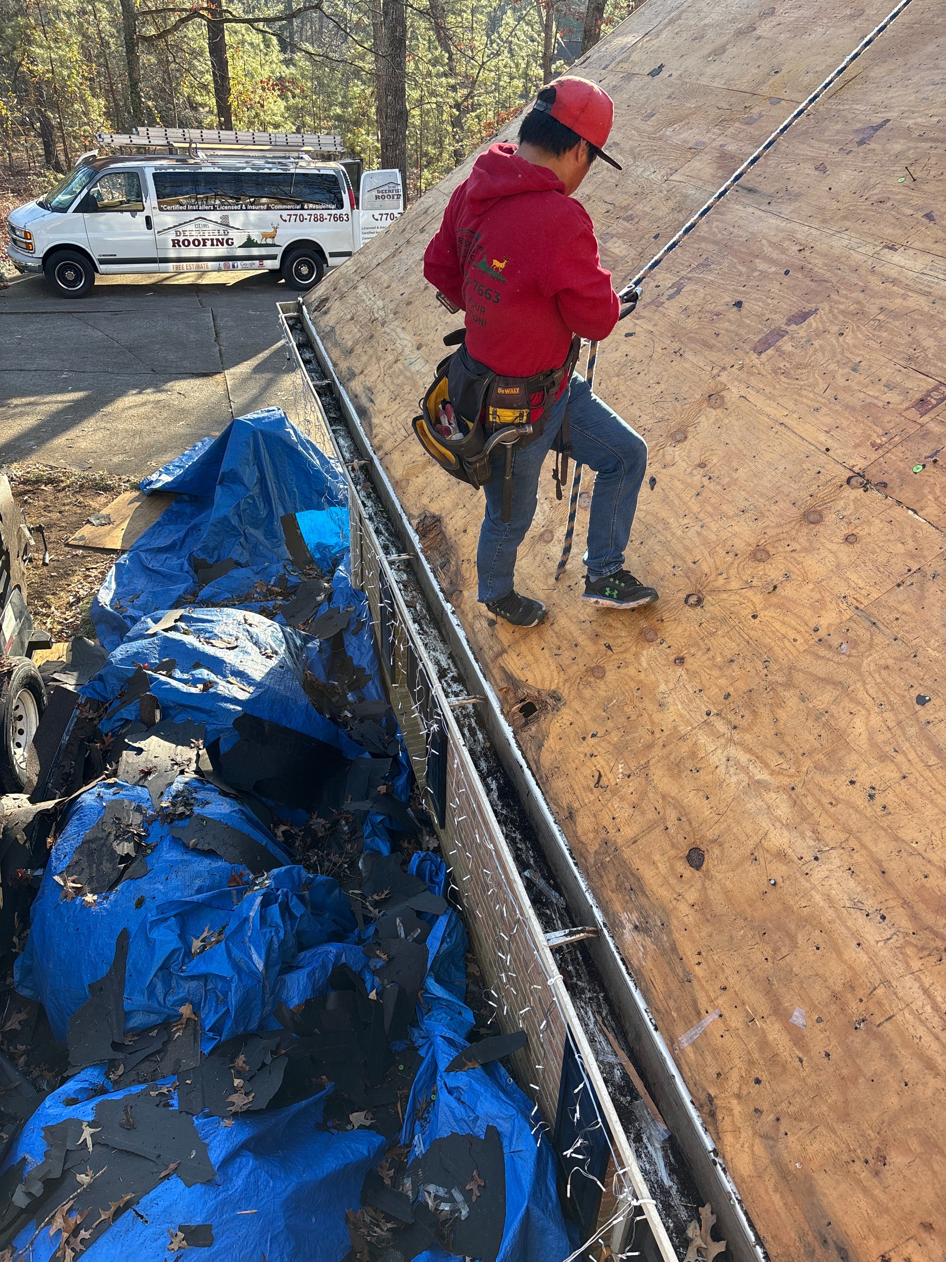 Roof replacement by Deerfield Roofing LLC