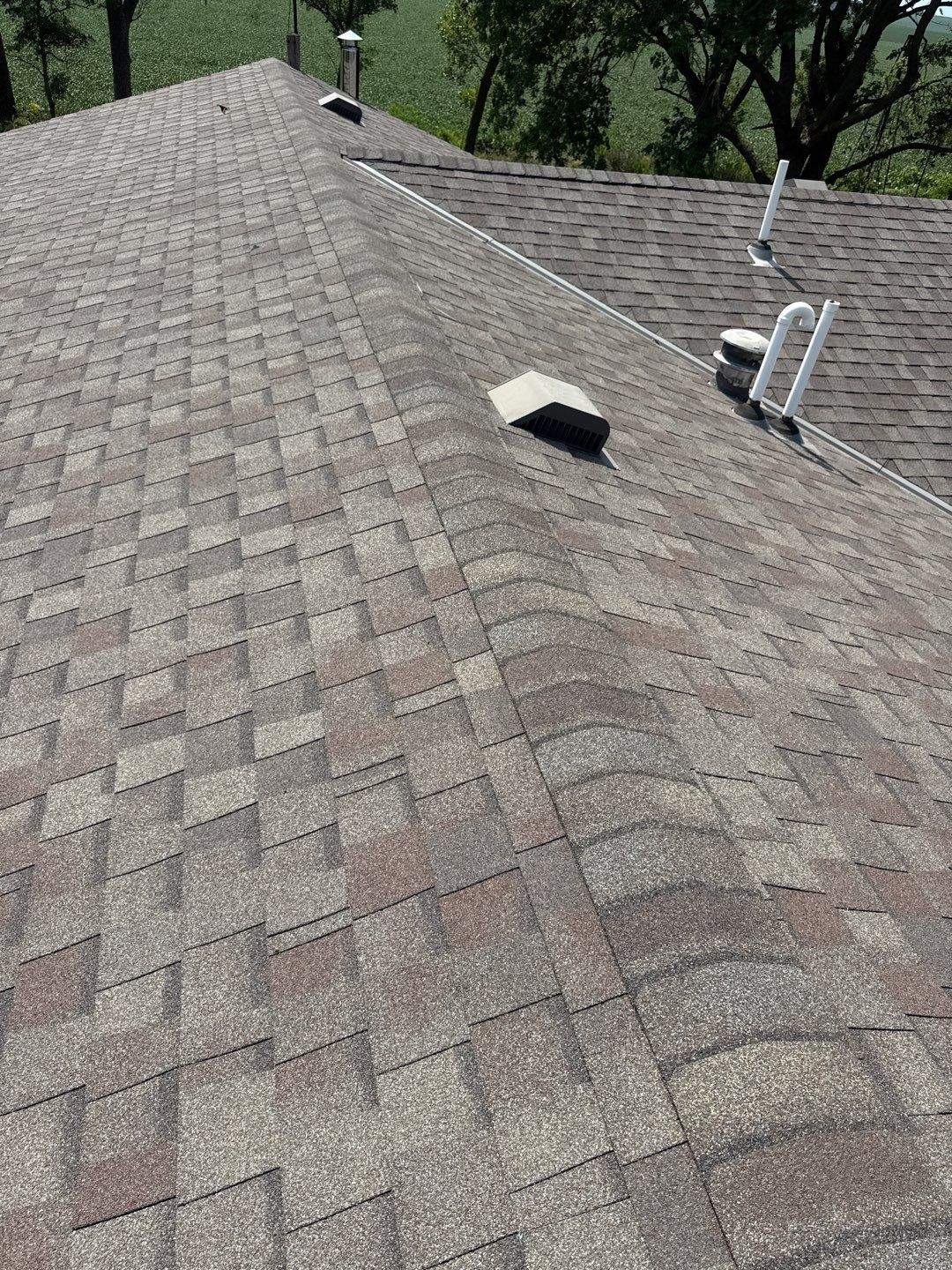 Architectural Shingle Roof Replacement in West Point, NE by Crows Roofing LLC