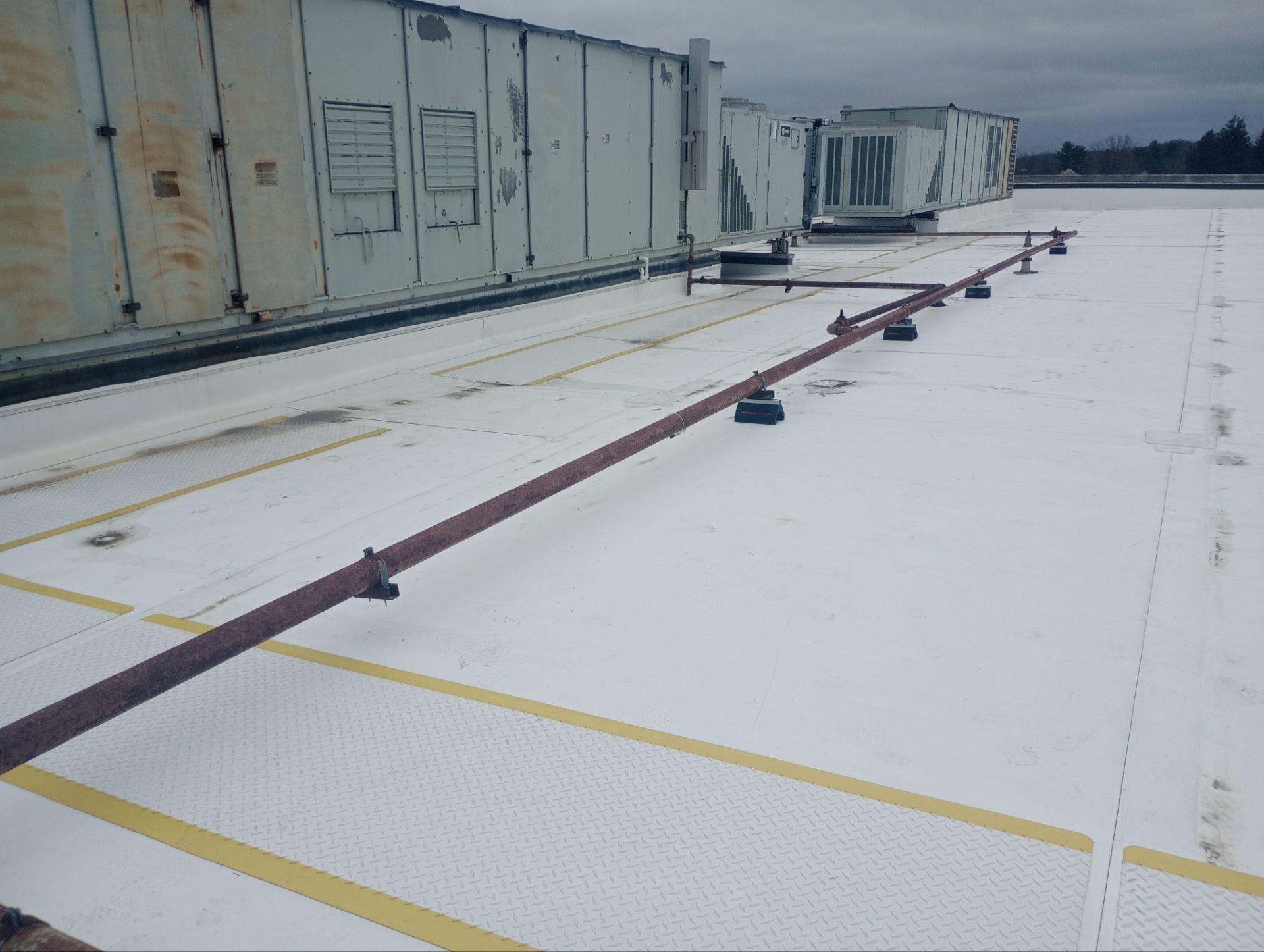 John Glenn High school Roof Install by Gold Star Roofing LLC 