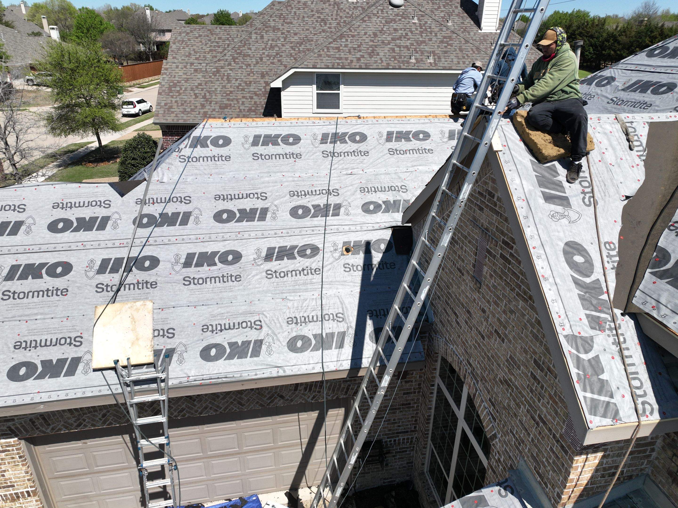 Residential Roofing Installation using Iko Dynasty by Becker Roofing and Exteriors