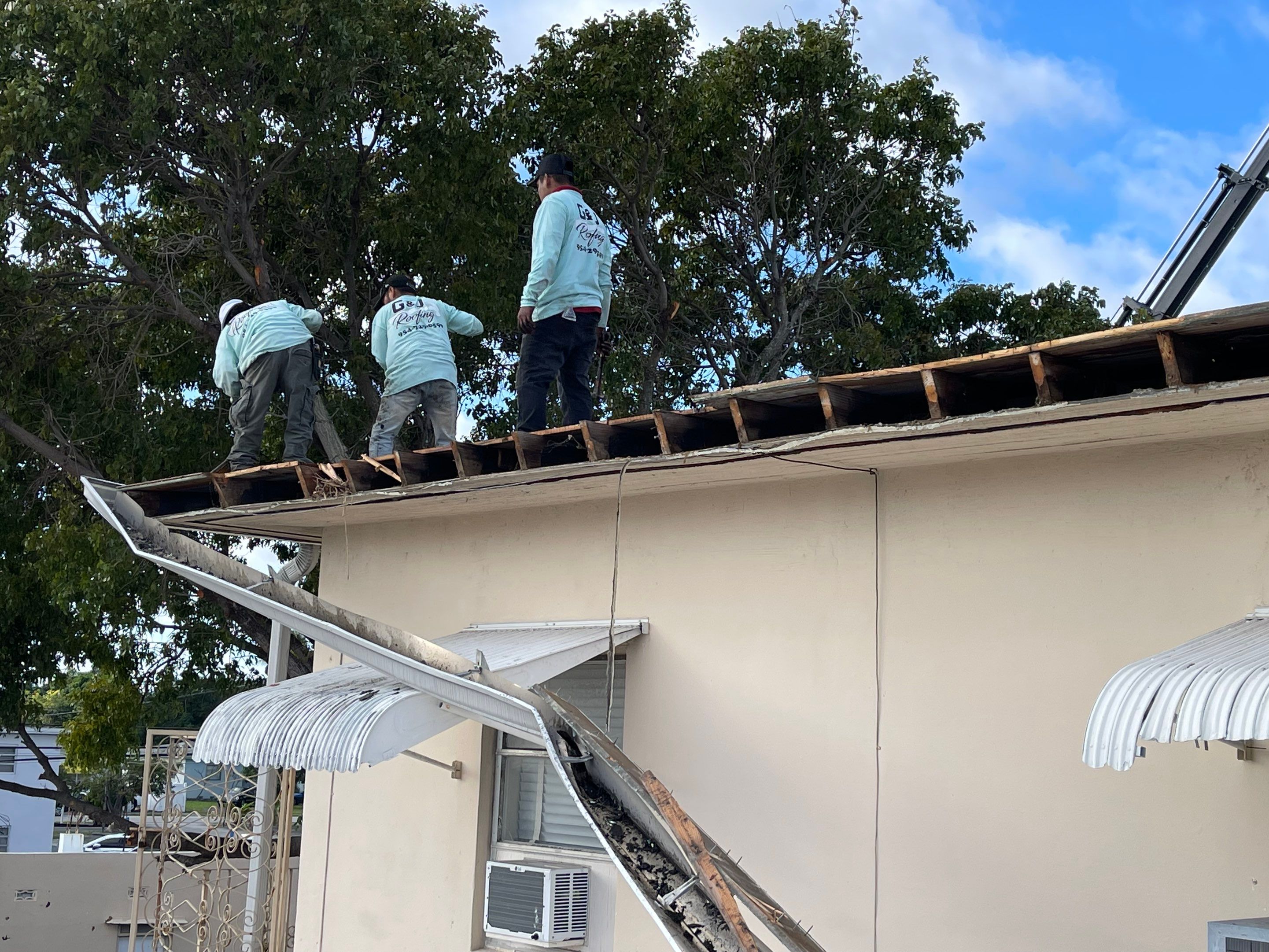 Hollywood Blvd., Hollywood, FL by G&J Roofing 