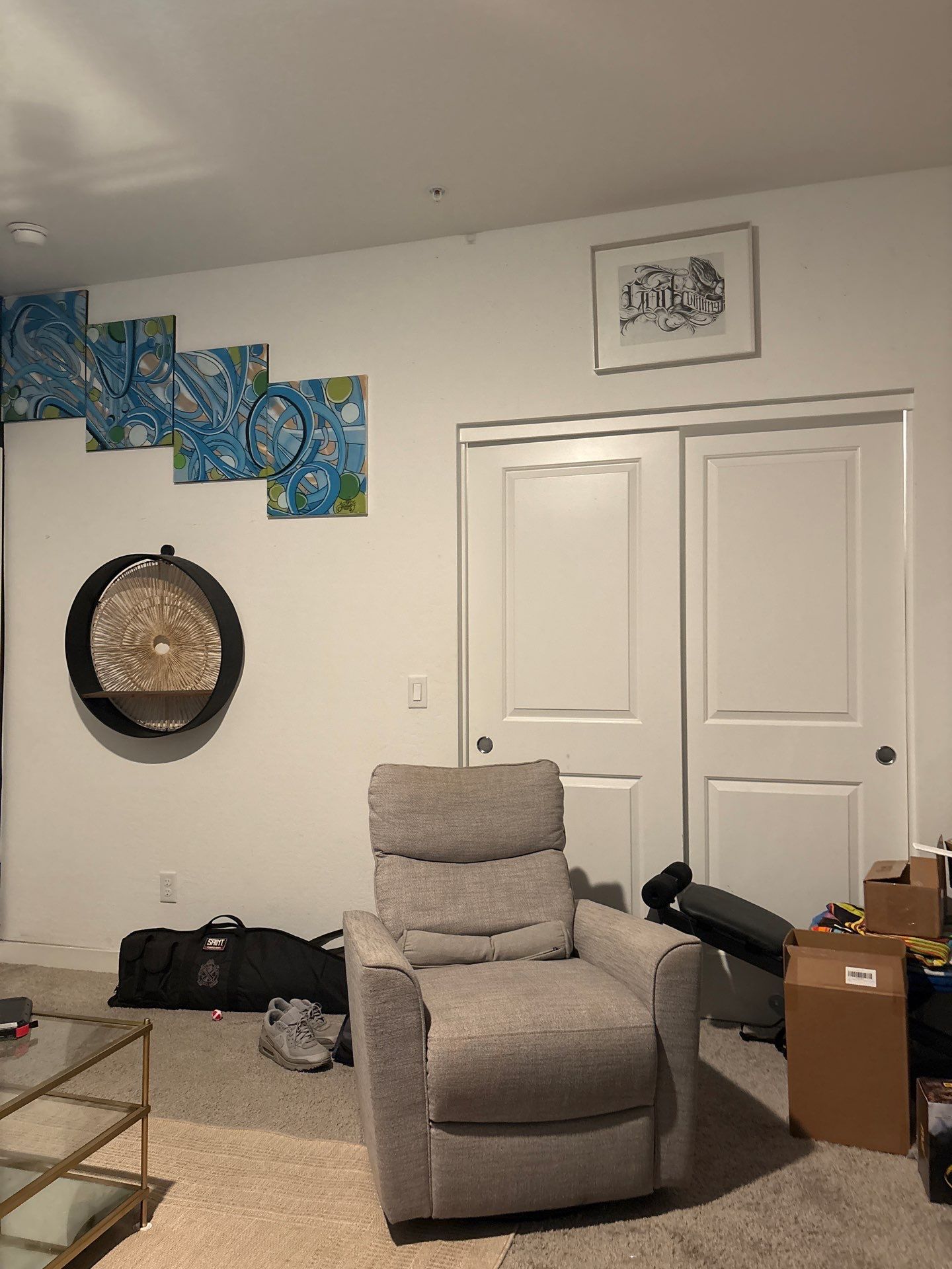 Modern Interior Accent Wall and Media Installation in Buckeye by CompanyCam Sales Demo
