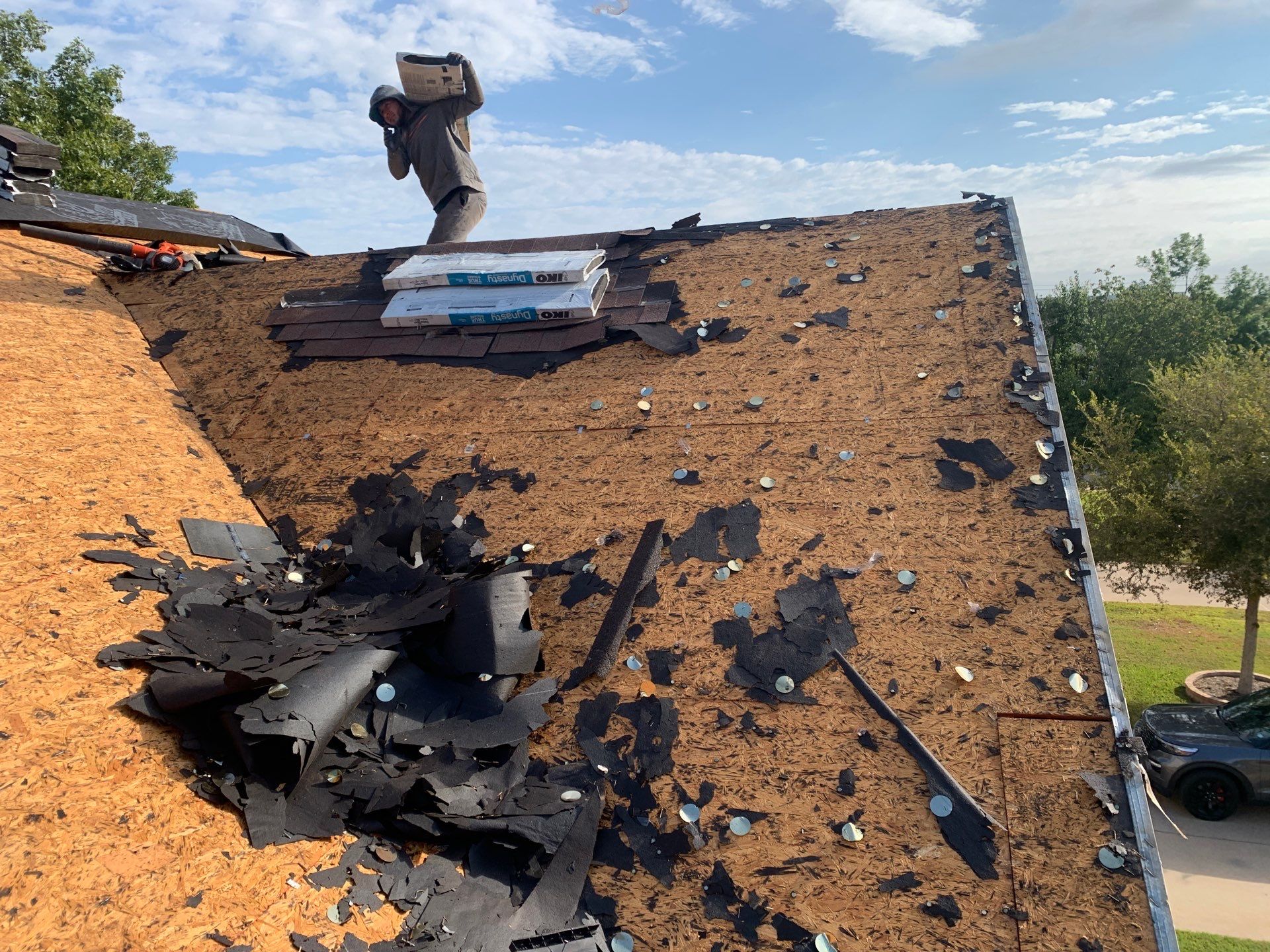 Cedar Park Residential Roof Replacement with OSB Sheathing and Shingle Installation by Caliber Restoration LLC