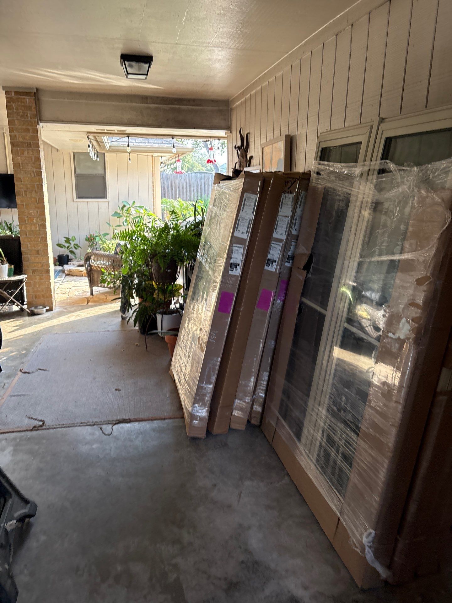 Impact windows brick install by Bayfront Roofing and Construction