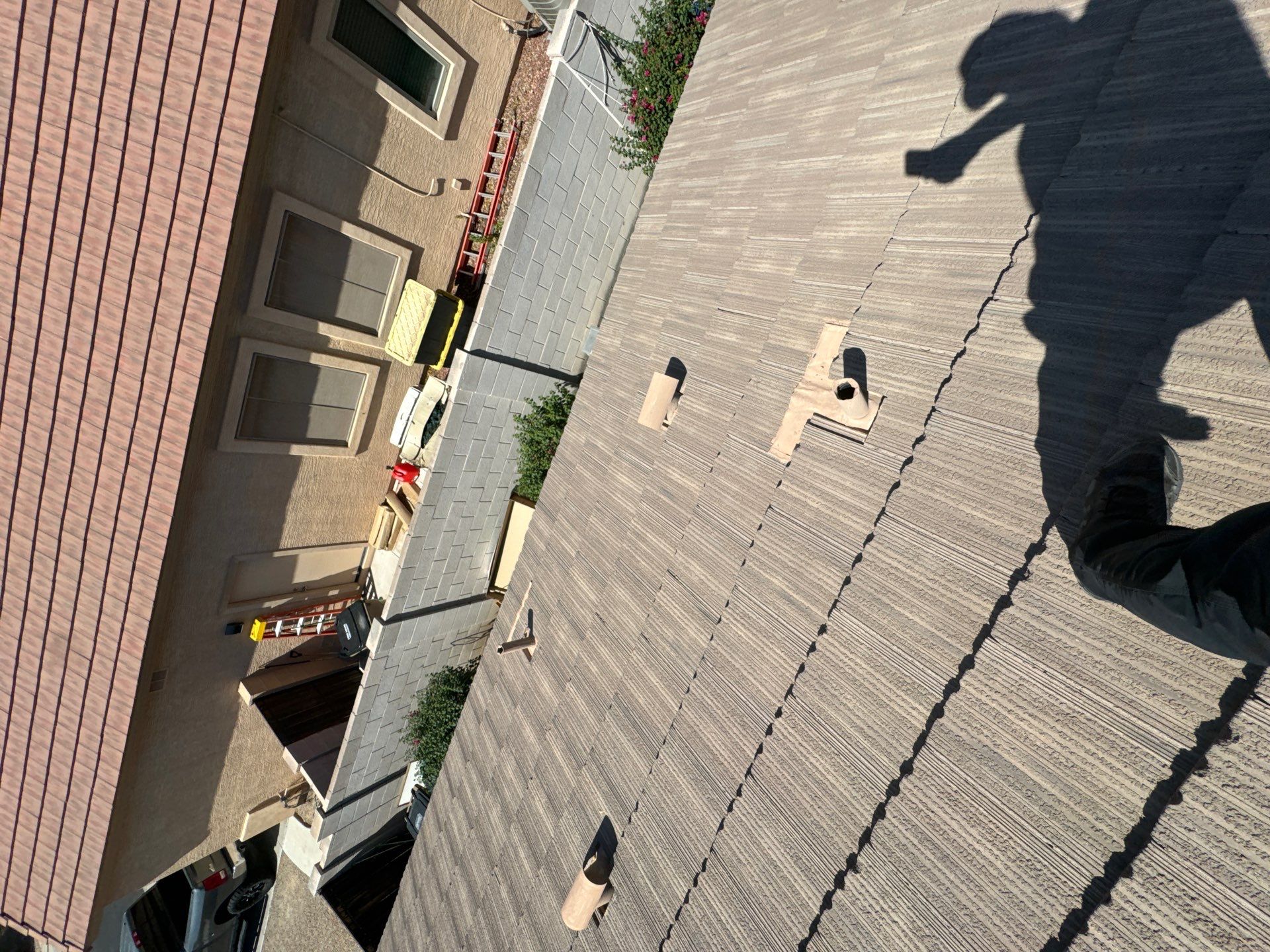 Antique Sand Concrete Tile by Reimagine Roofing