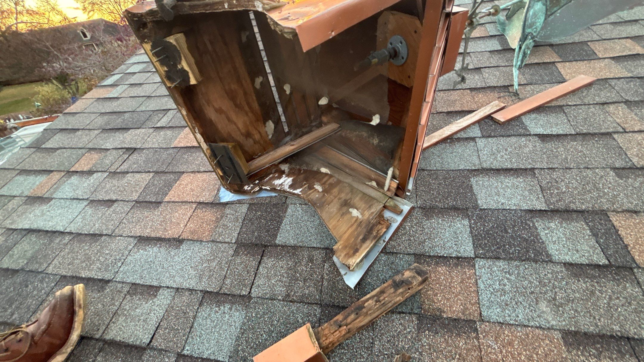 Roof Replacement using Owens Corning Aged Copper by 180 Contractors